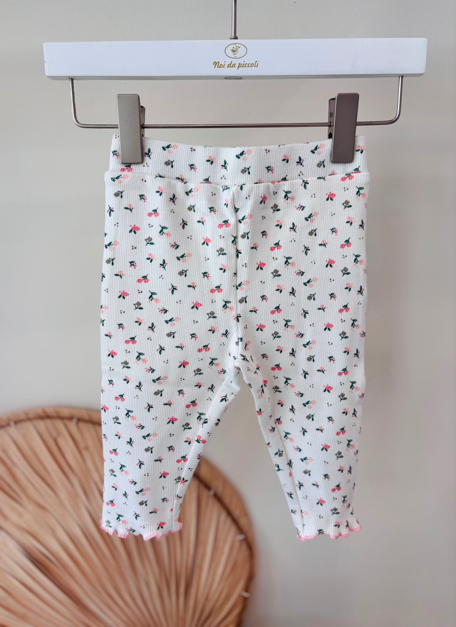COMPLETO IN COTONE CALDO ROSA CON FANTASIA ALL-OVER