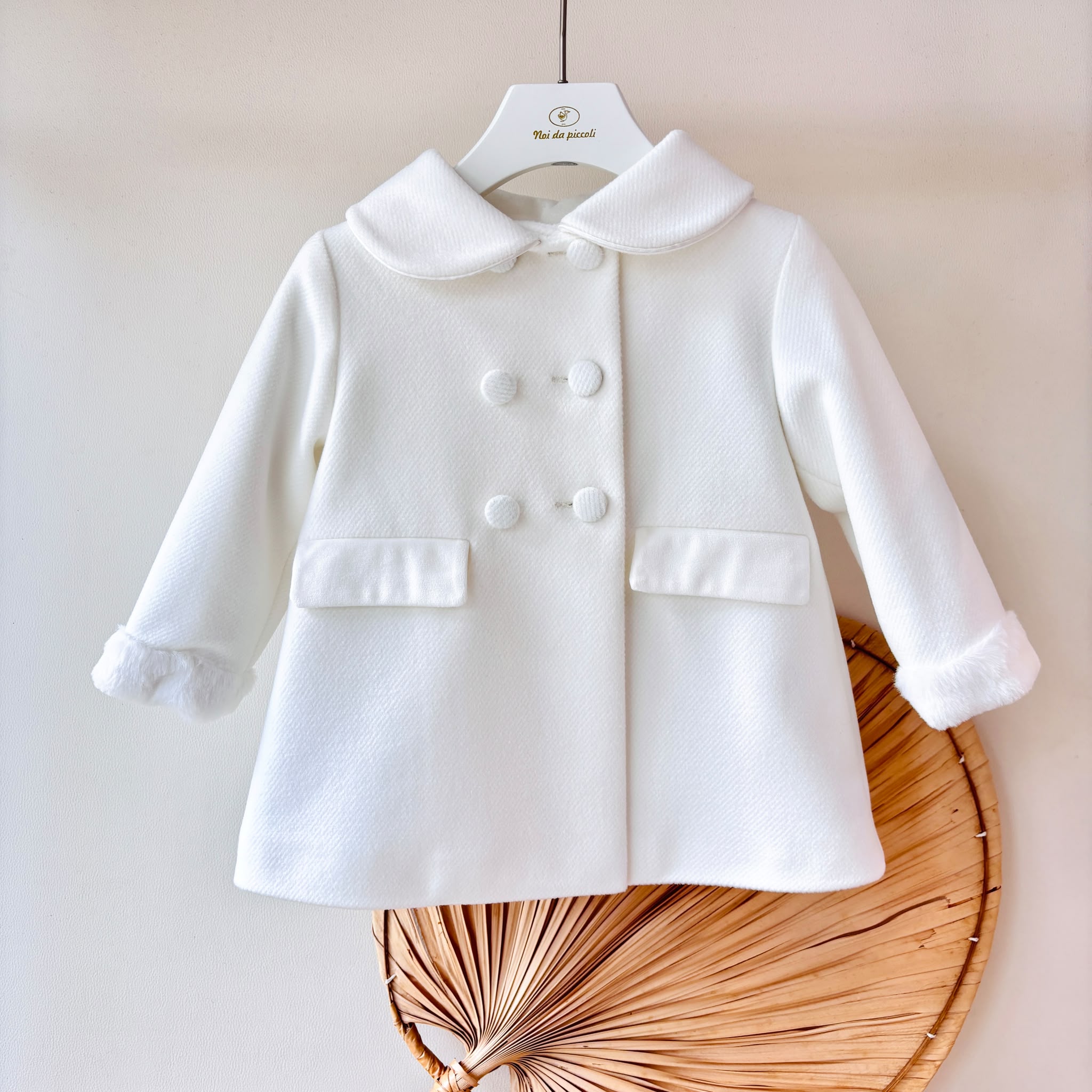 CAPPOTTO IN PANNO CANDIDO INVERNO PANNA