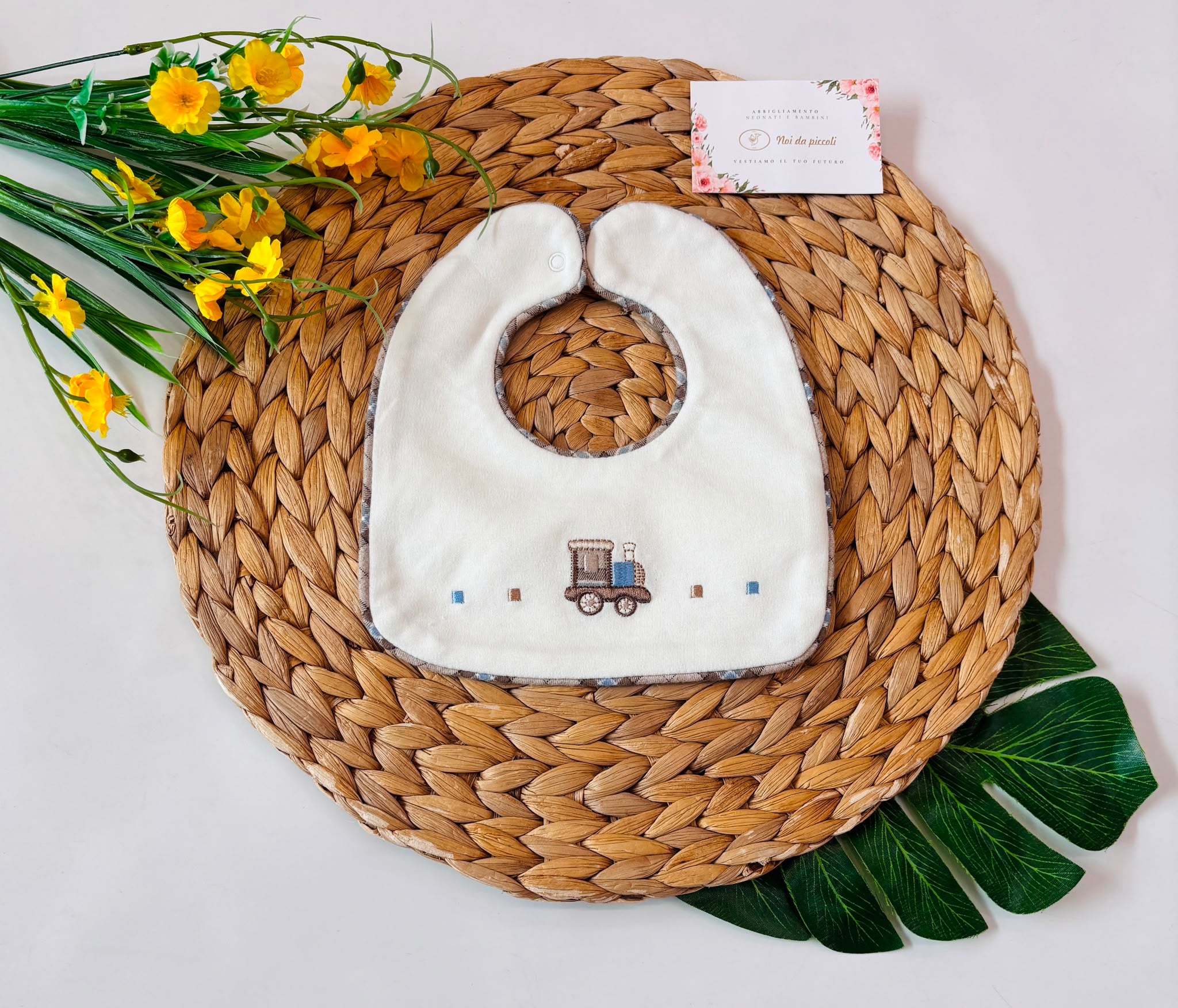 BAVETTA COTONE CALDO BIANCO