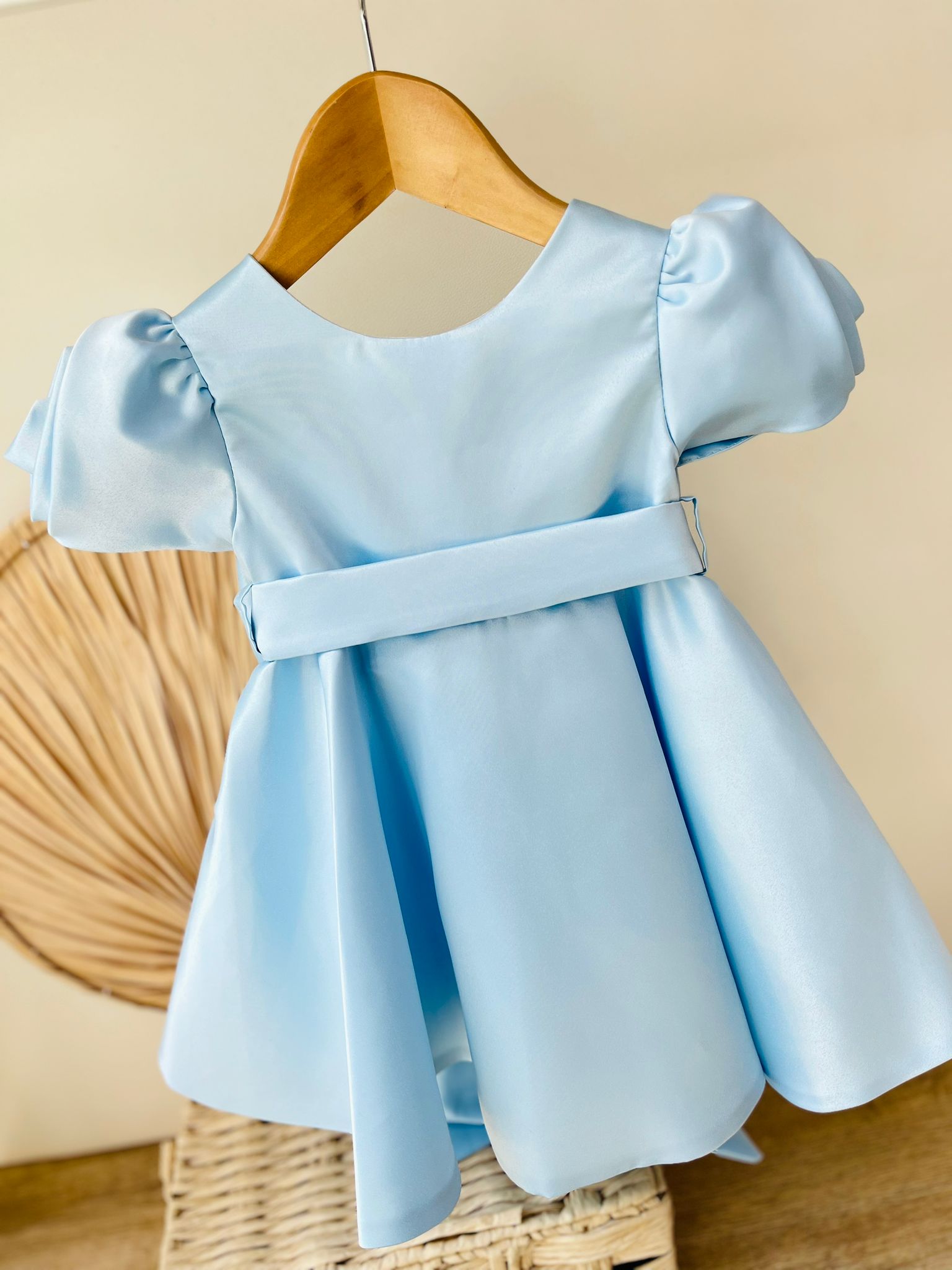 ABITO CERIMONIALE IN RASO CIELO