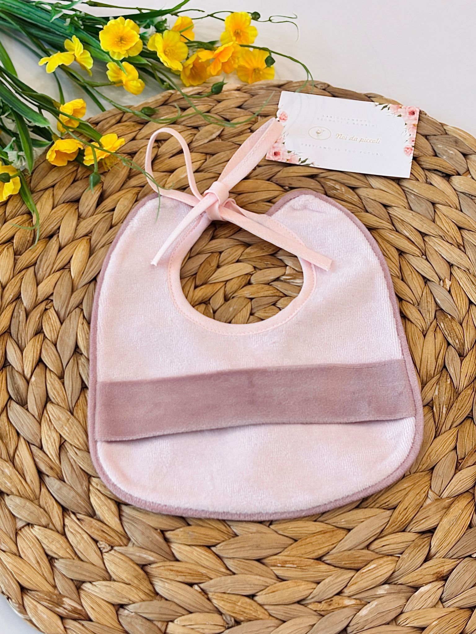 BAVETTA CINIGLIA ROSA E MALVA