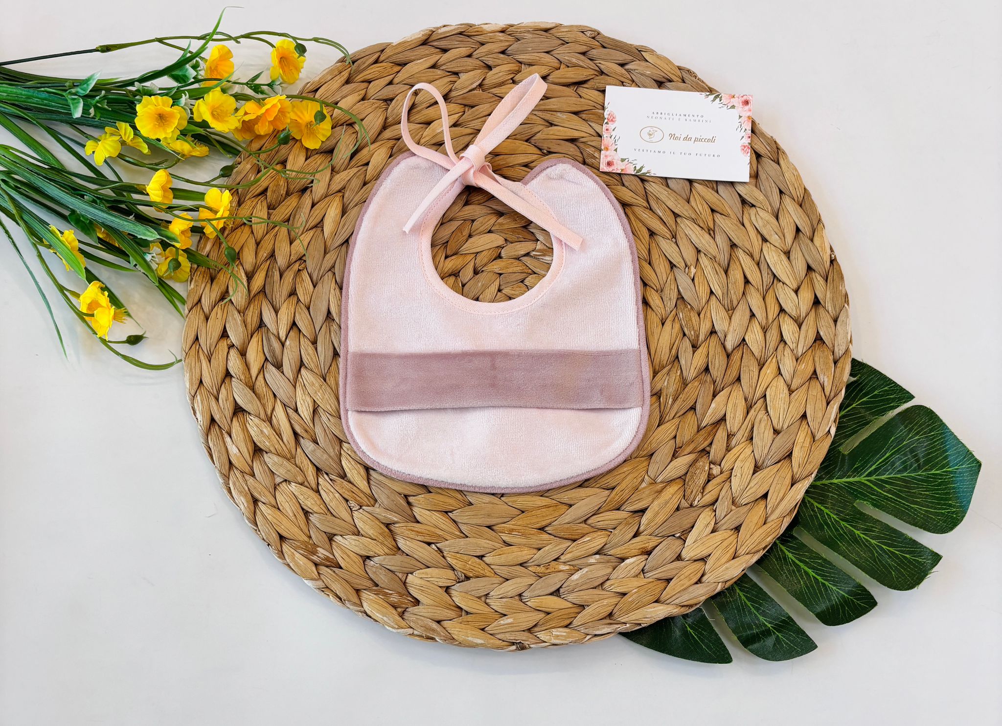 BAVETTA CINIGLIA ROSA E MALVA