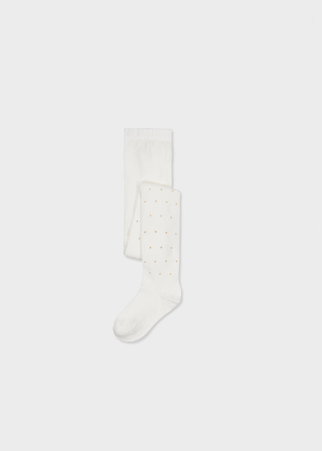 COLLANT IN COTONE CALDO BIANCO