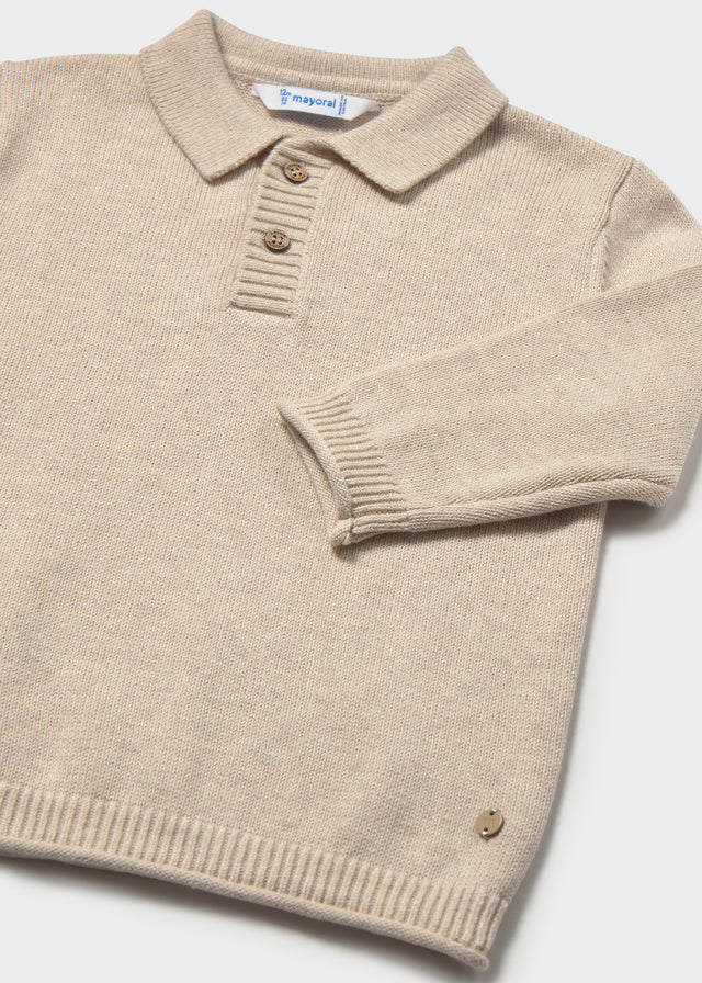 MAGLIA BEIGE IN FILATO CALDO