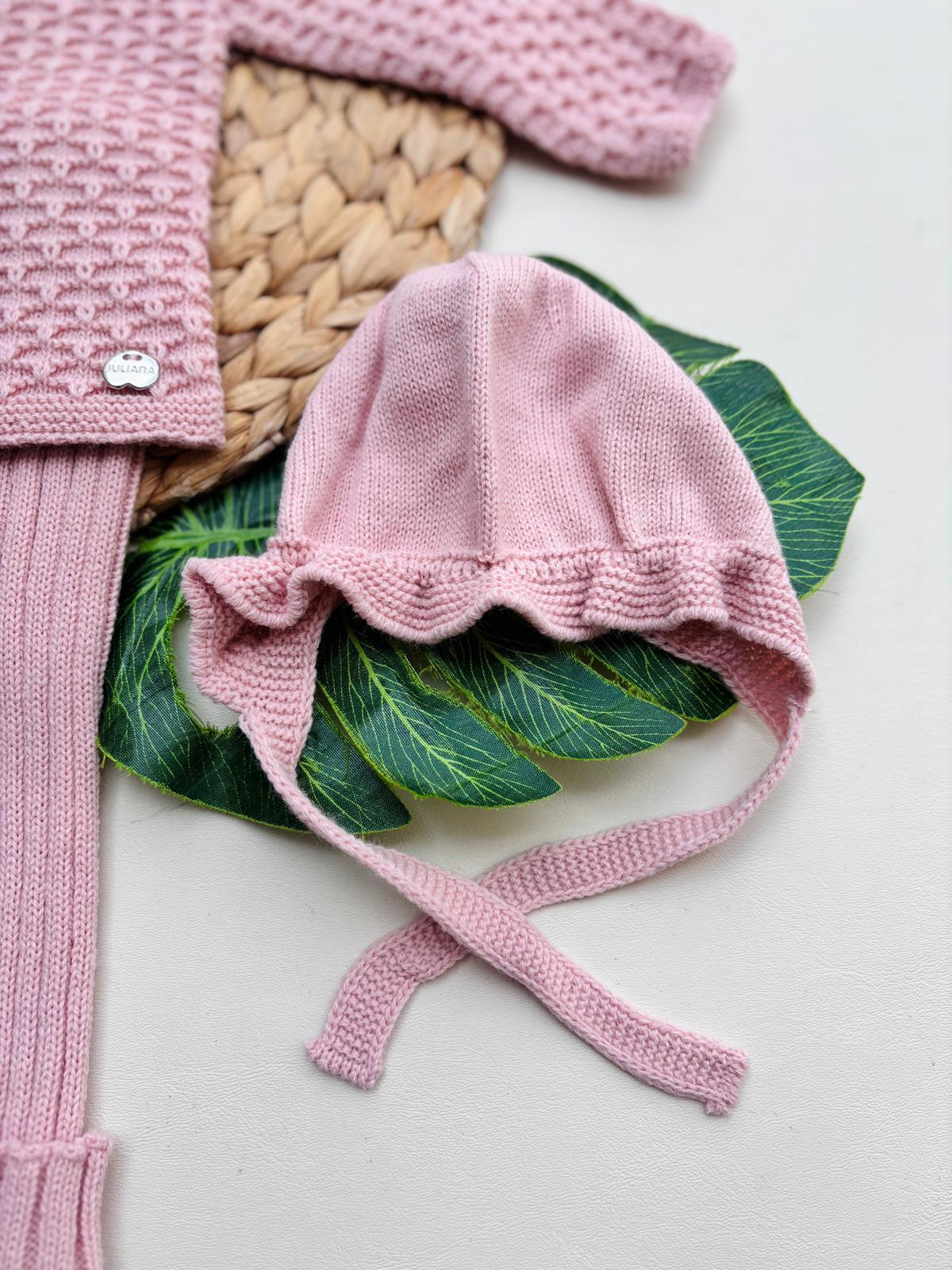completo 3 pz FILATO CALDO ROSA