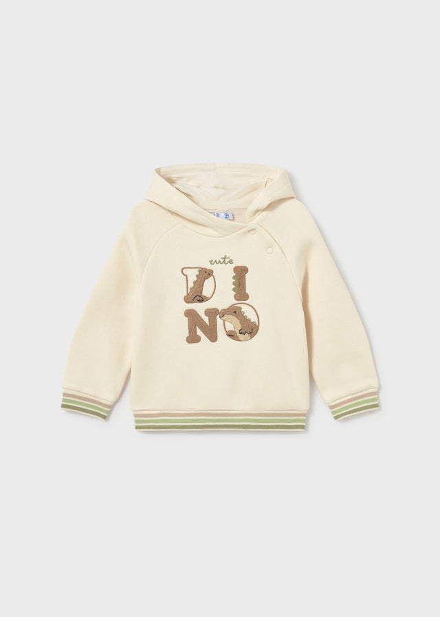 felpa IN COTONE CALDO BEIGE