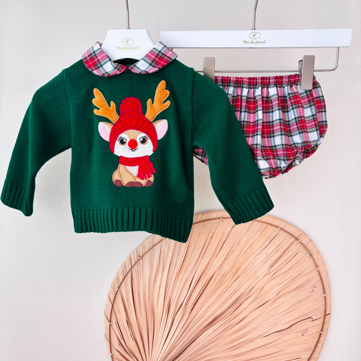 COMPLETO Renna delle Feste VERDE