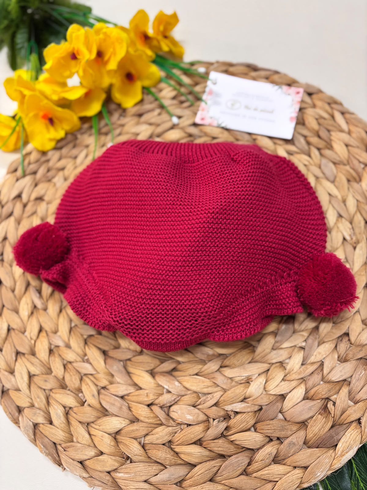 CULOTTINA FILATO CALDO ROSSO