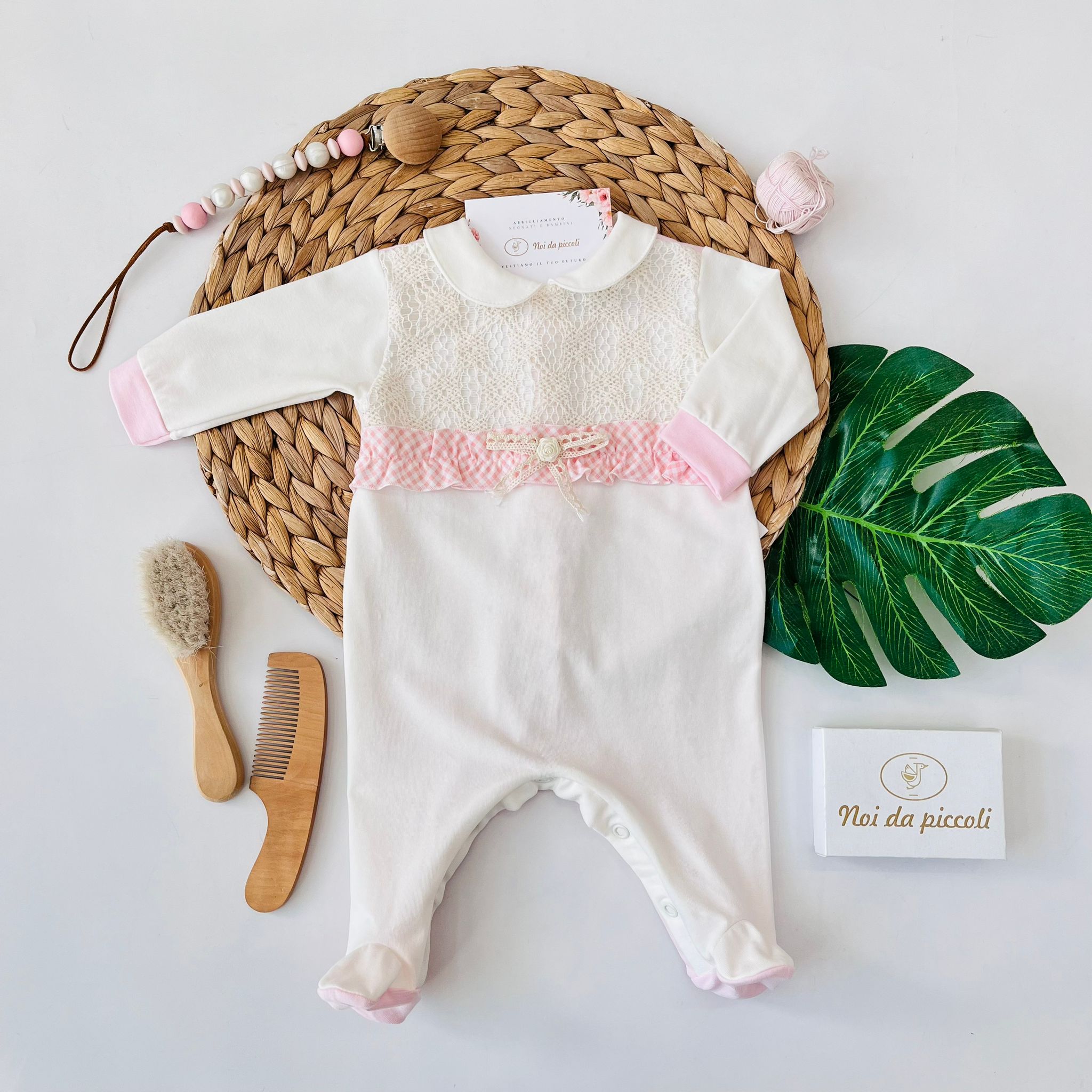 TUTINA MACRAME' 100 % COTONE ROSA