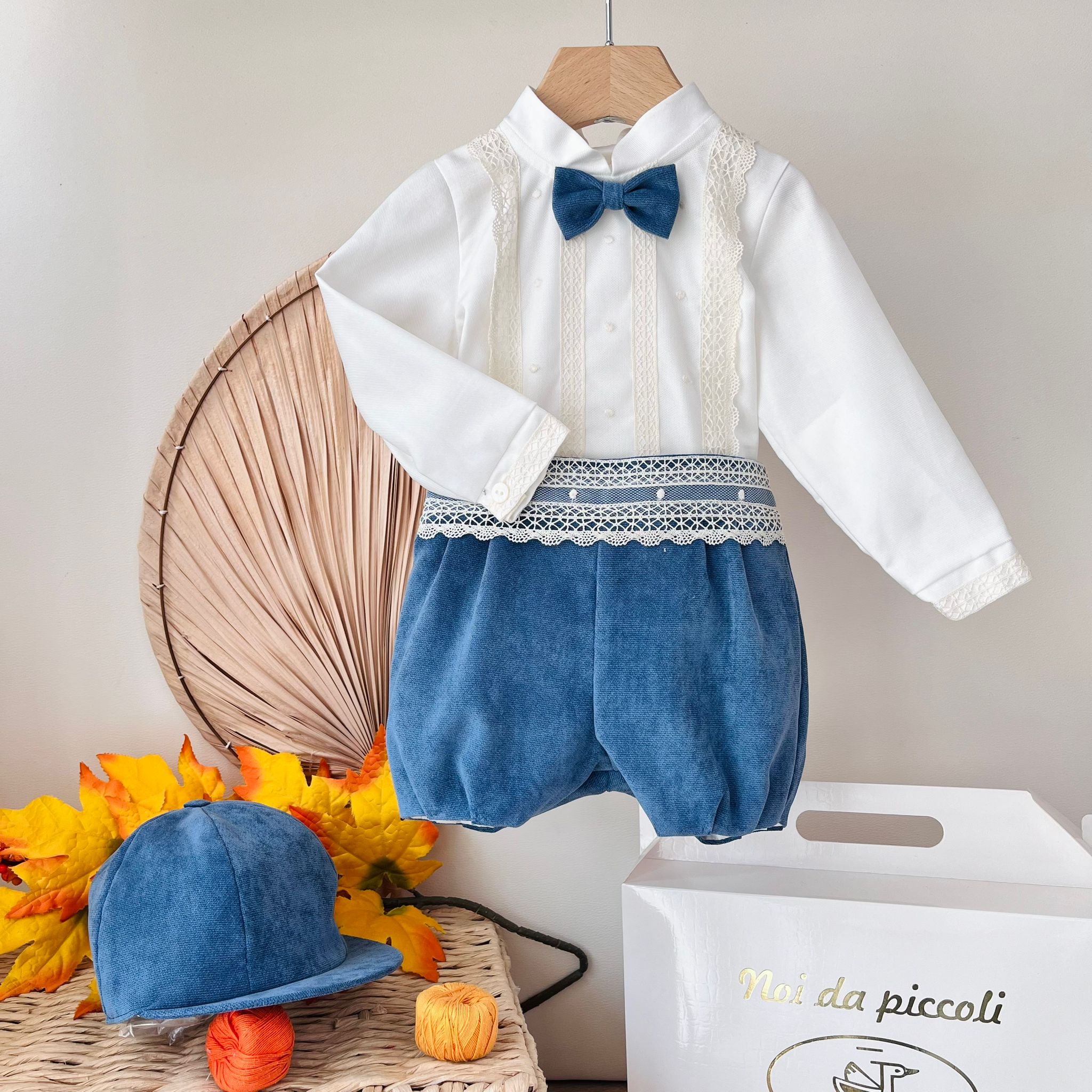 ABITINO CERIMONIALE ADRIEN DENIM - Noi da piccoli