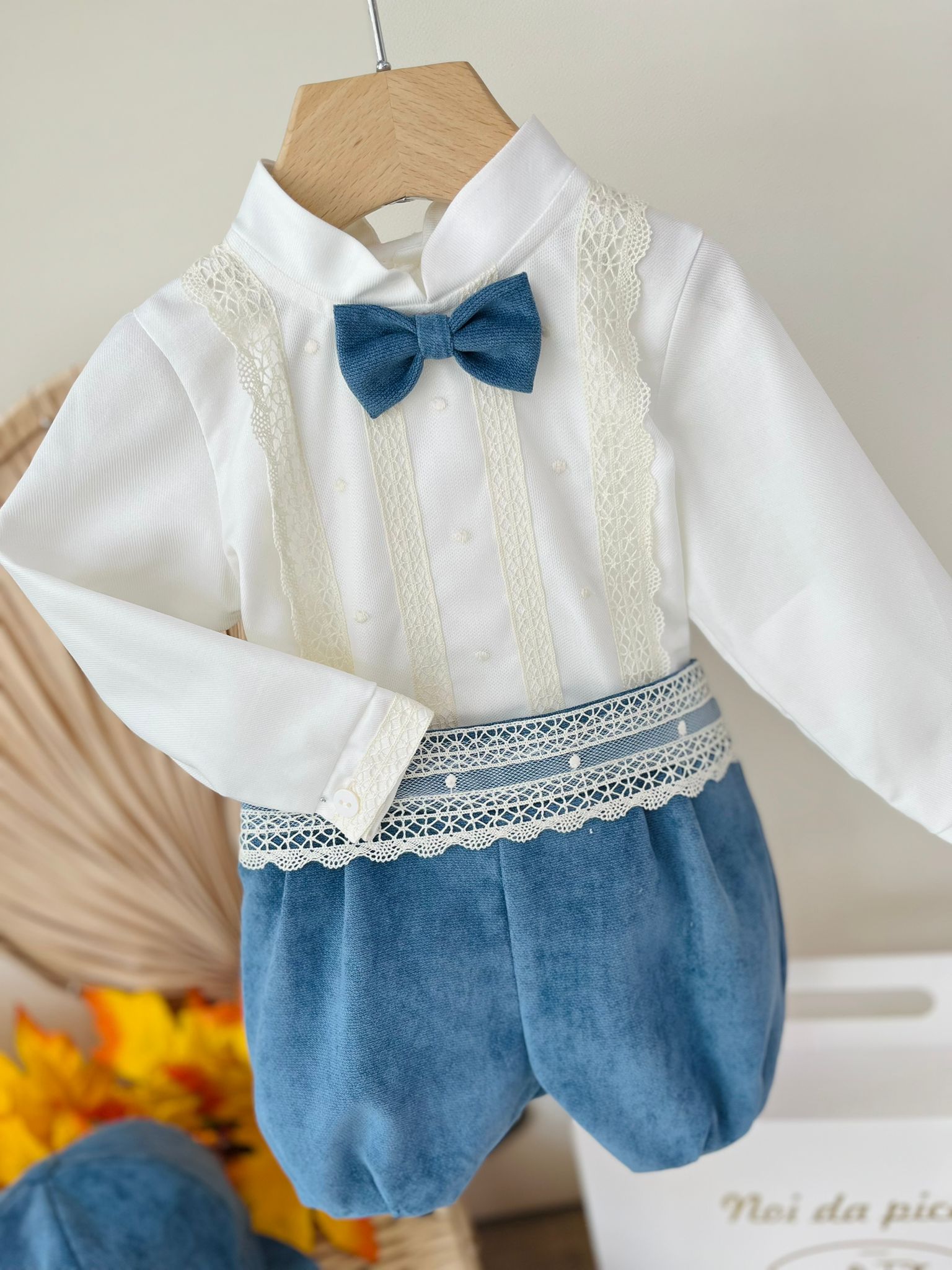 ABITINO CERIMONIALE ADRIEN DENIM - Noi da piccoli