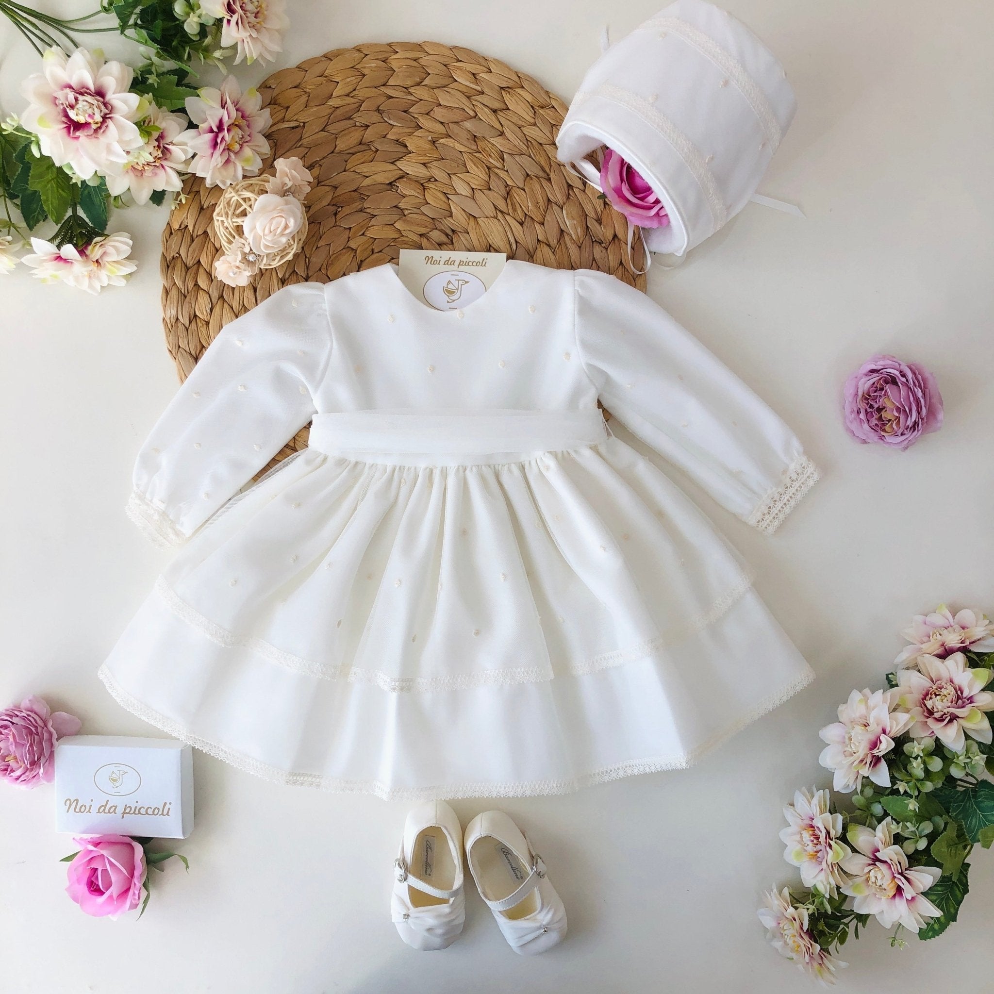ABITINO CERIMONIALE AVORIO POIS CAMILLA Avorio - Noi da piccoli