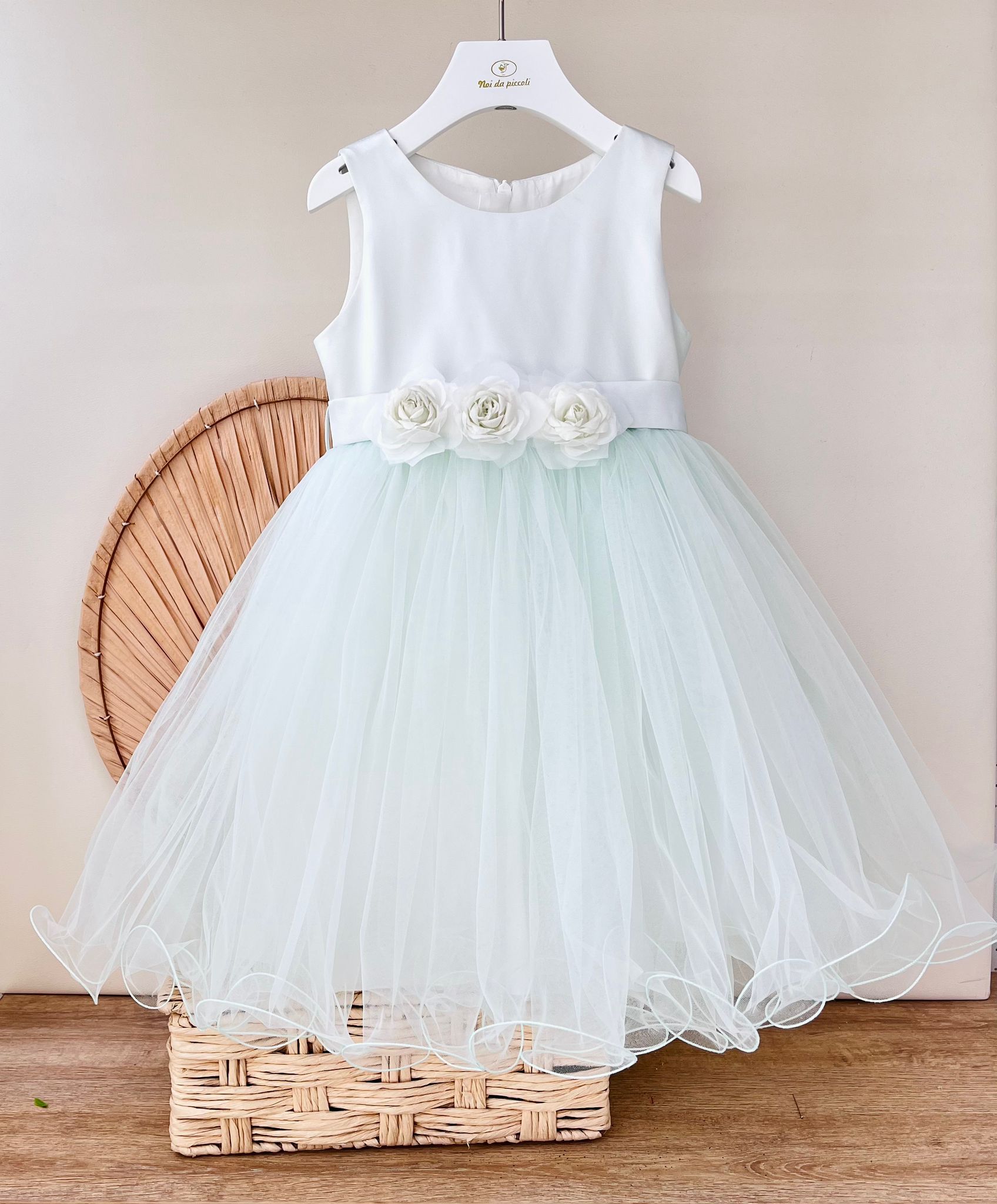 ABITINO CERIMONIALE BIANCO SALVIA - Noi da piccoli