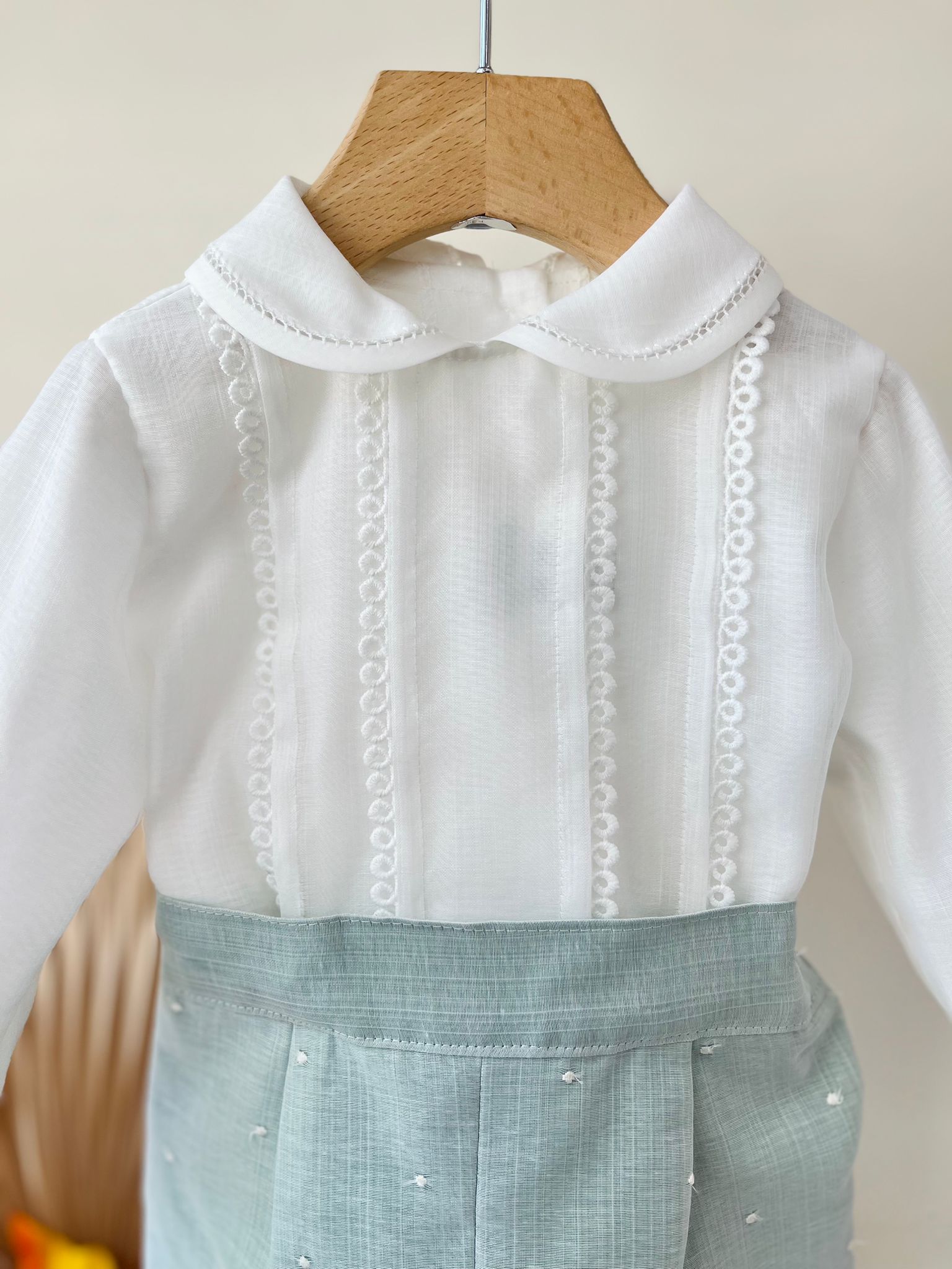 ABITINO CERIMONIALE BIANCO VERDE SMERALDO - Noi da piccoli