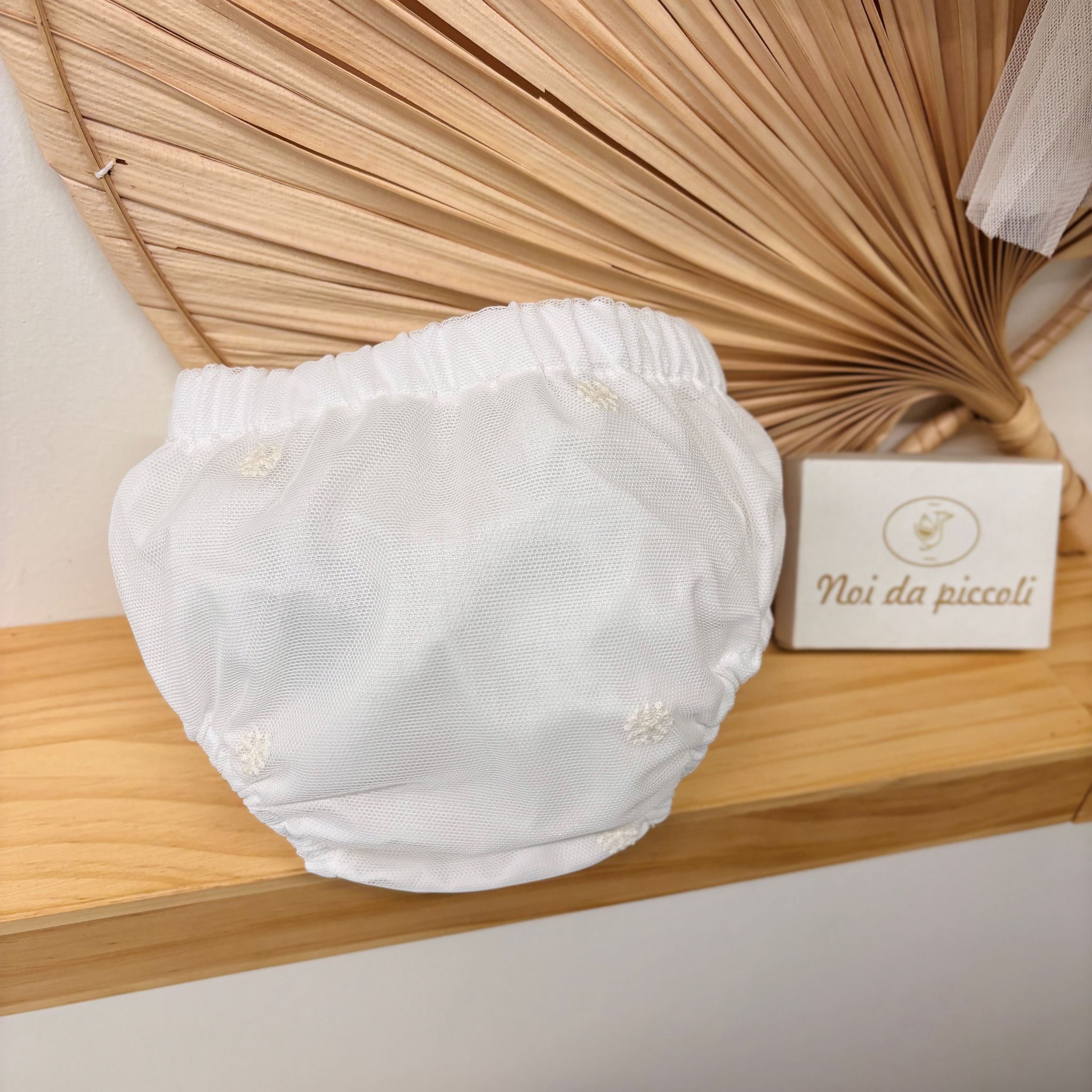 ABITINO CERIMONIALE CON CULOTTE PIZZO Avorio - Noi da piccoli