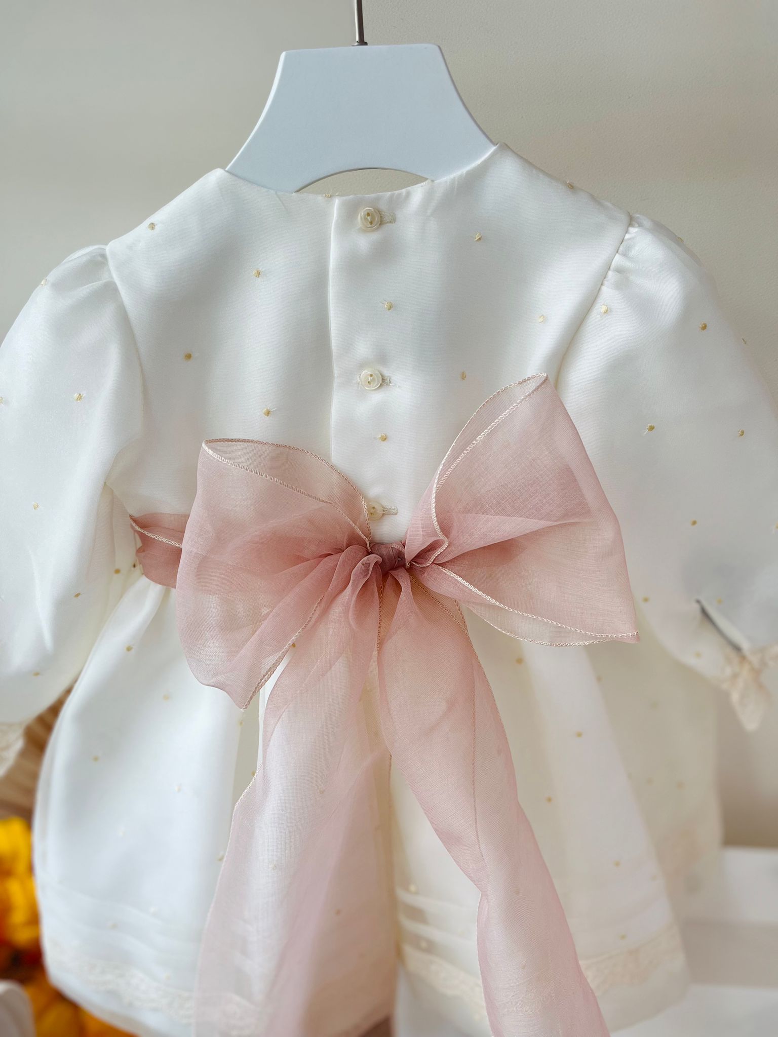 ABITINO CERIMONIALE DAFNE AVORIO ROSA - Noi da piccoli