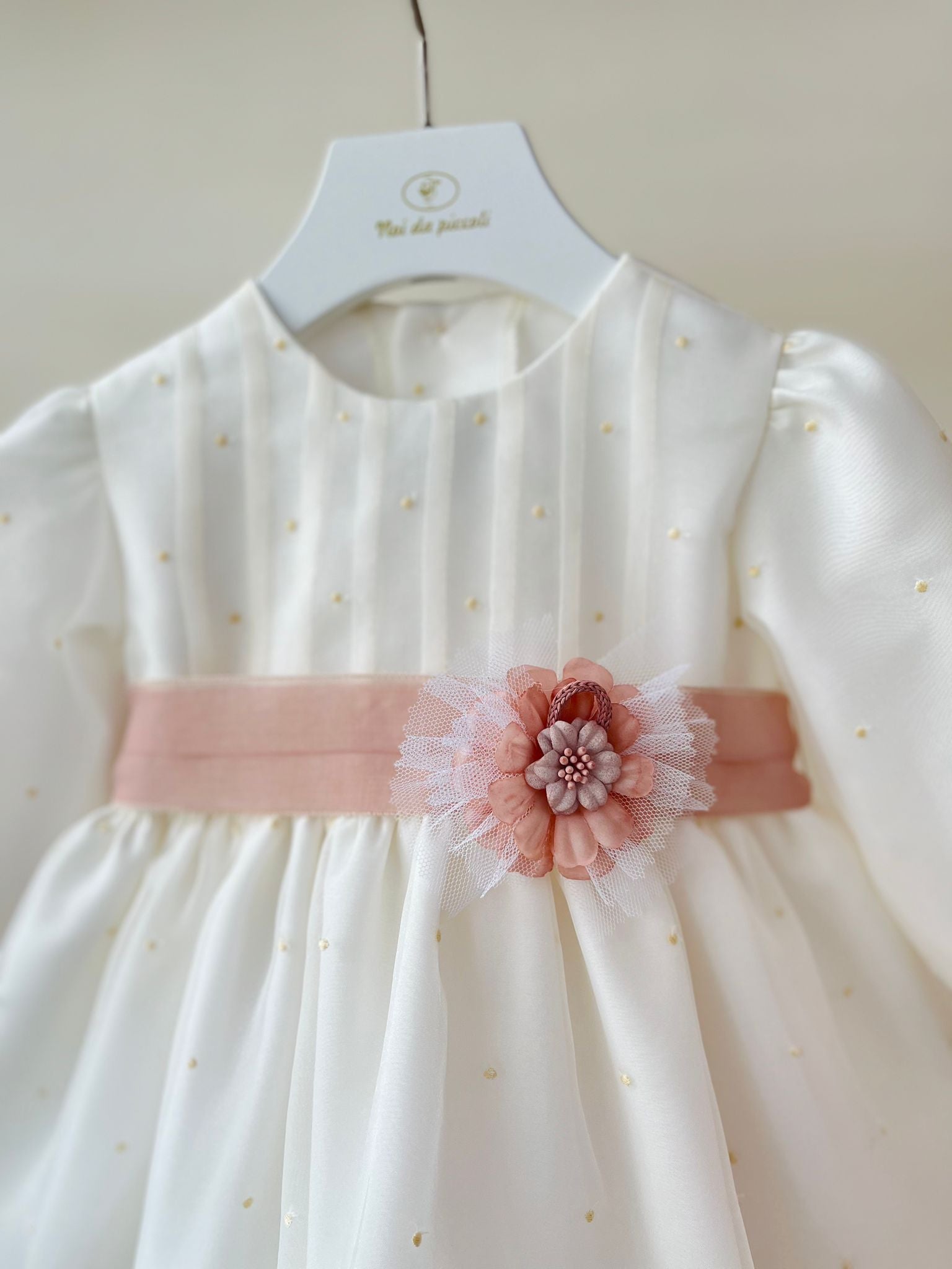 ABITINO CERIMONIALE DAFNE AVORIO ROSA - Noi da piccoli