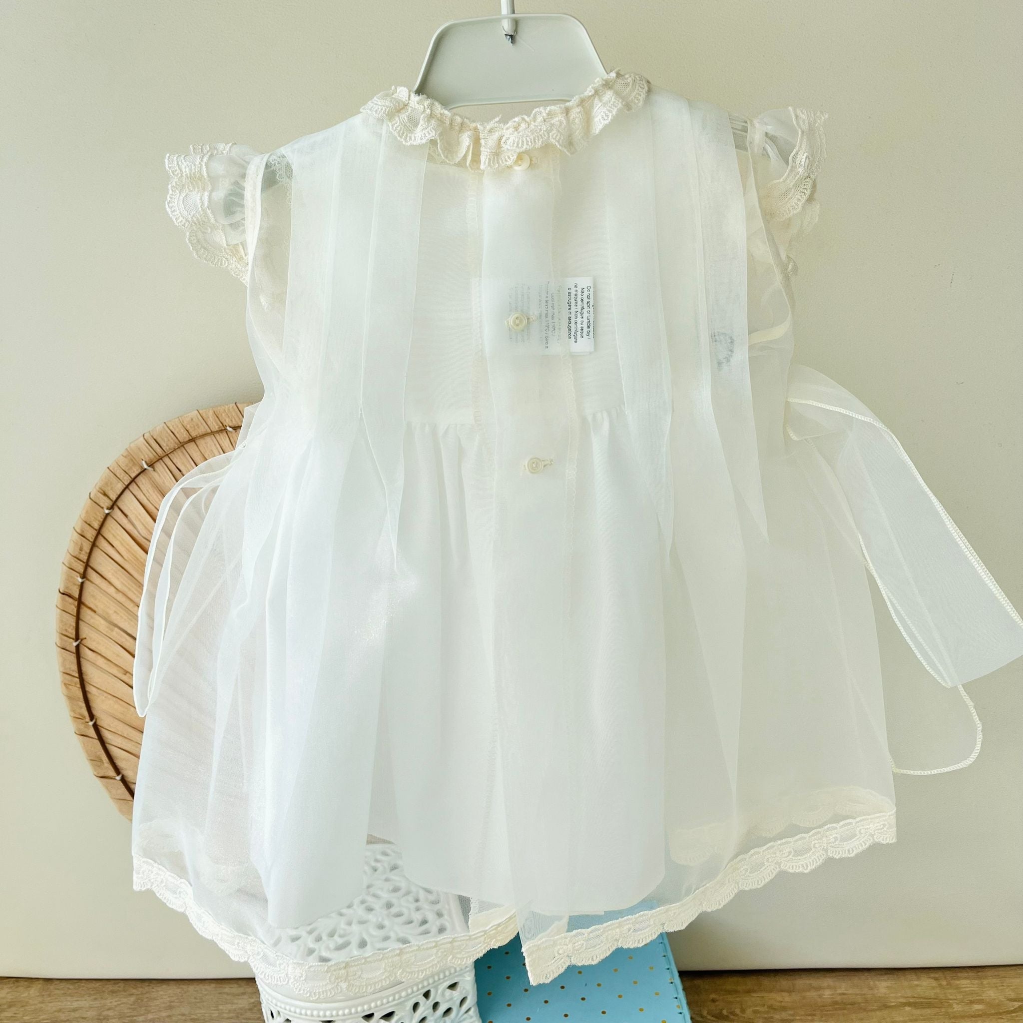 ABITINO CERIMONIALE GAIA GIRO MANICA AVORIO - Noi da piccoli