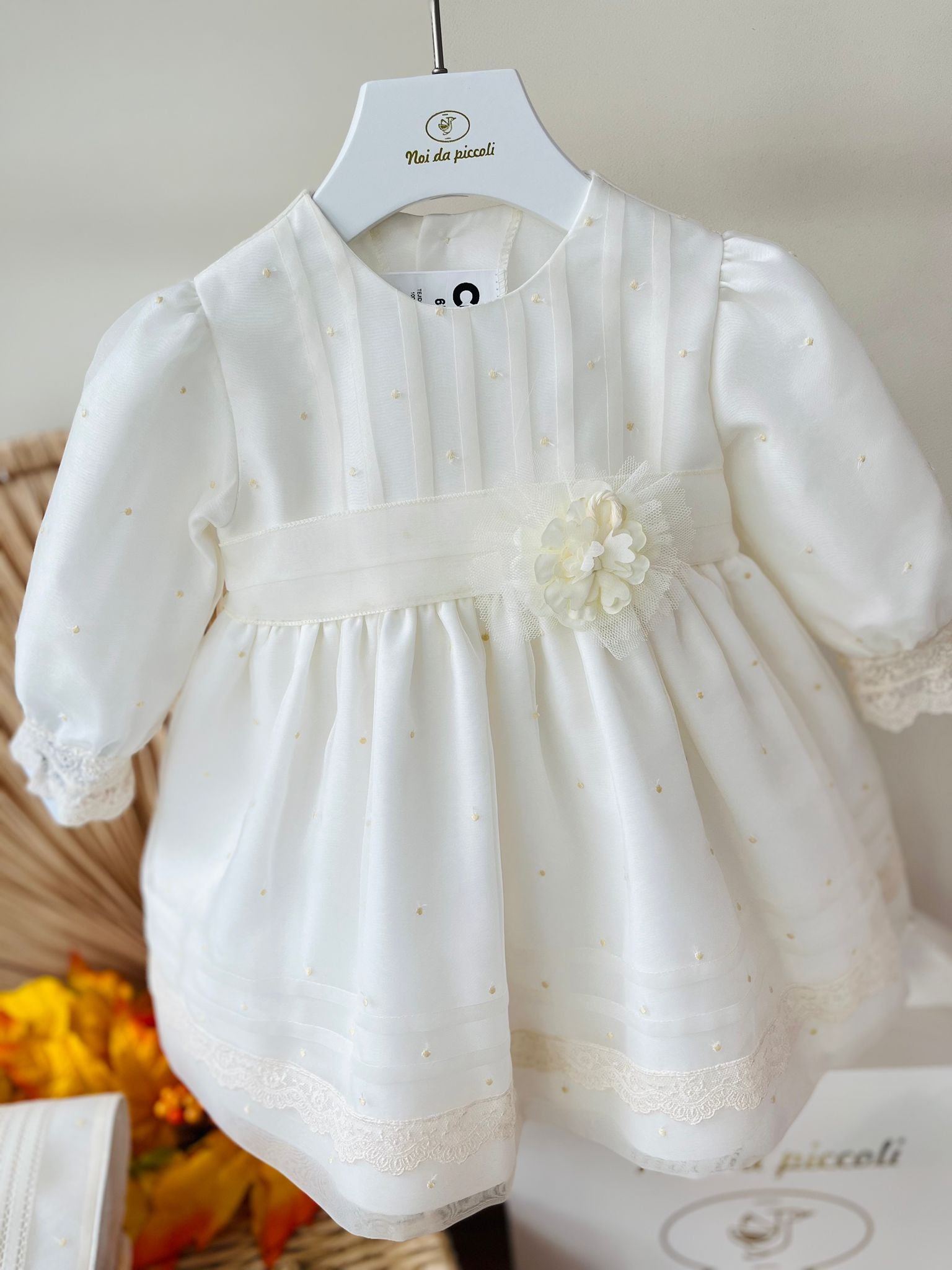 ABITINO CERIMONIALE GARDENIA Avorio - Noi da piccoli