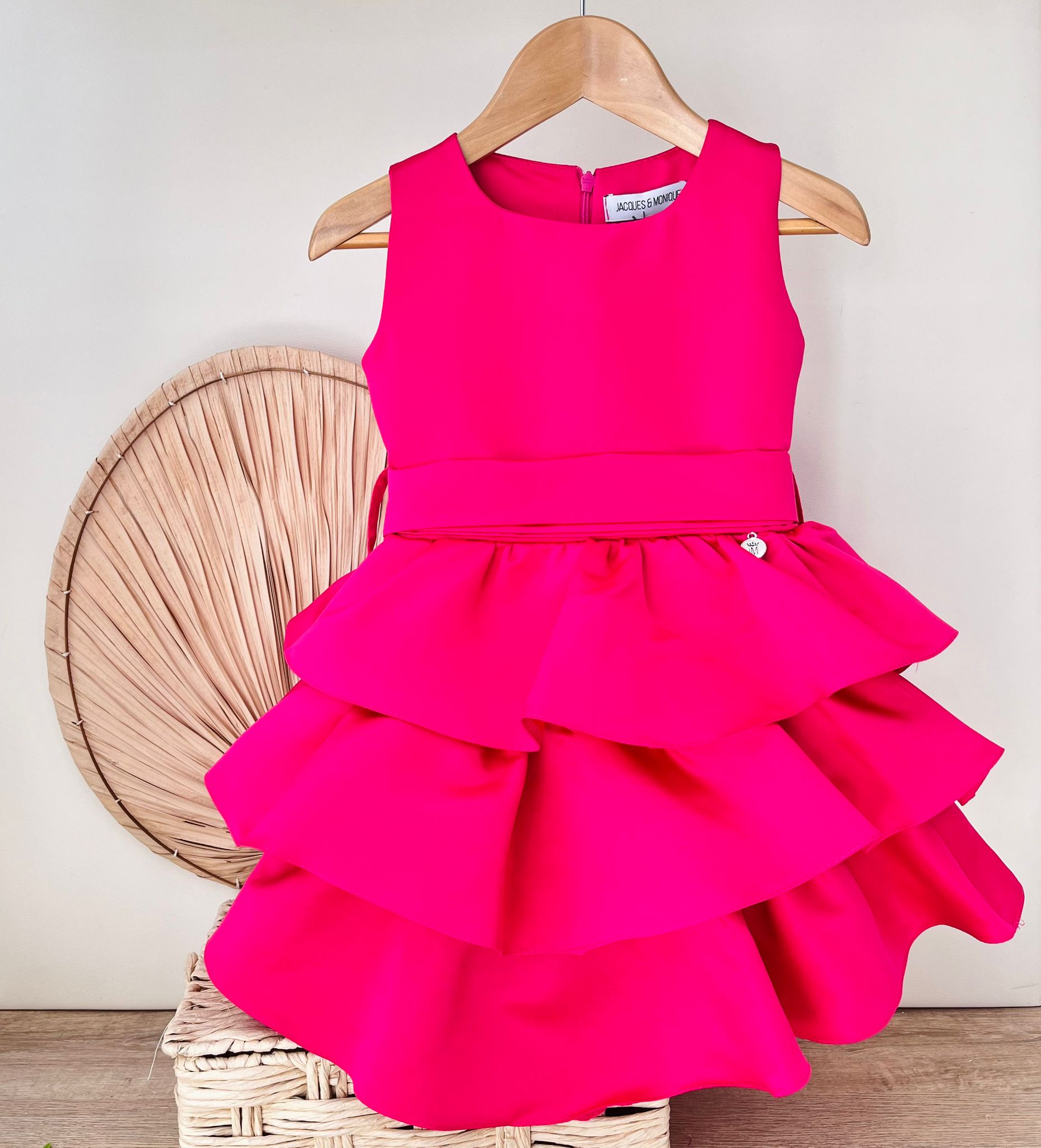 ABITINO CERIMONIALE IN MICADO A SBUFFO FUCSIA - Noi da piccoli