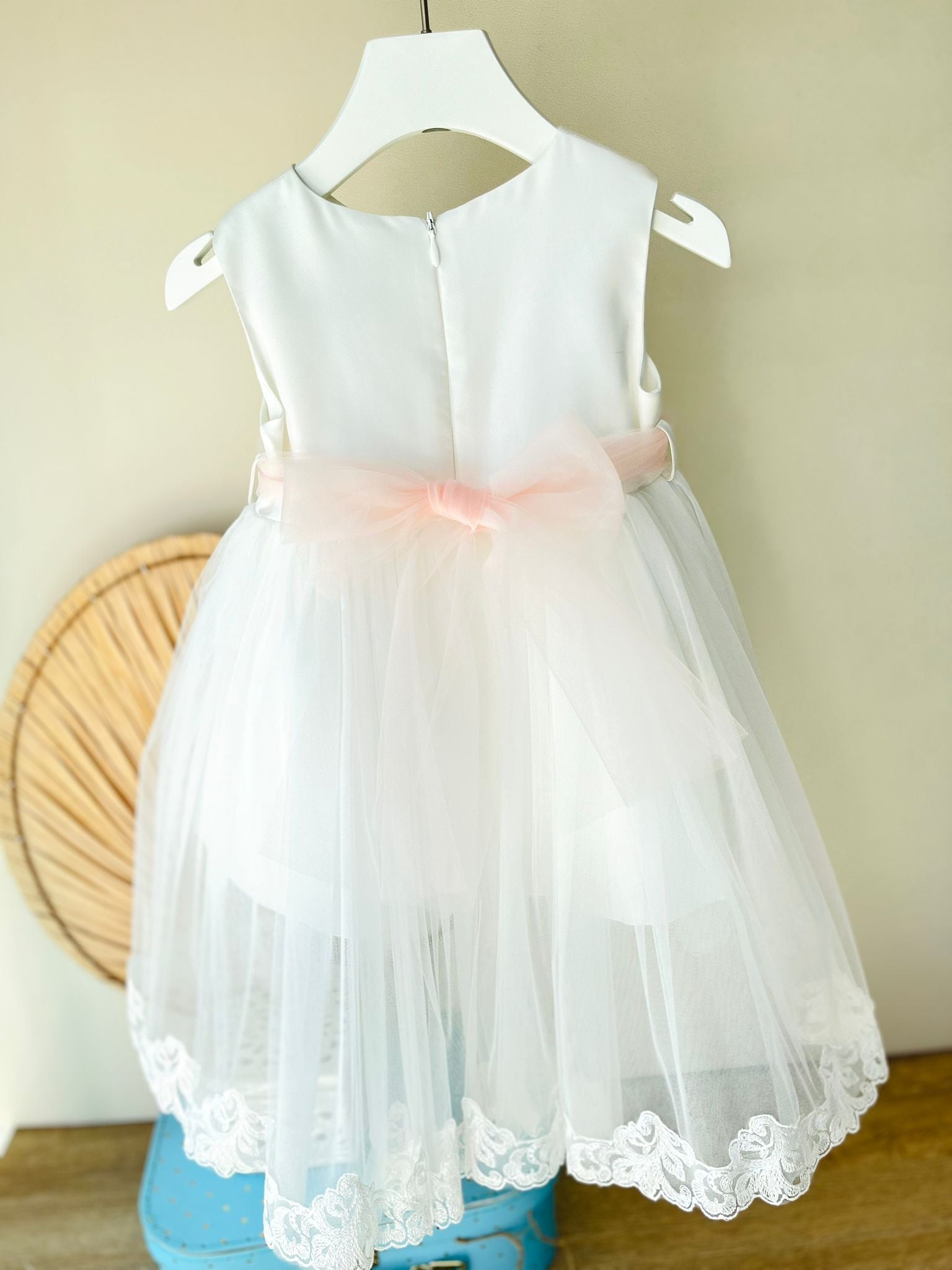 ABITINO CERIMONIALE IN TULLE BIANCO MIRIANA - Noi da piccoli