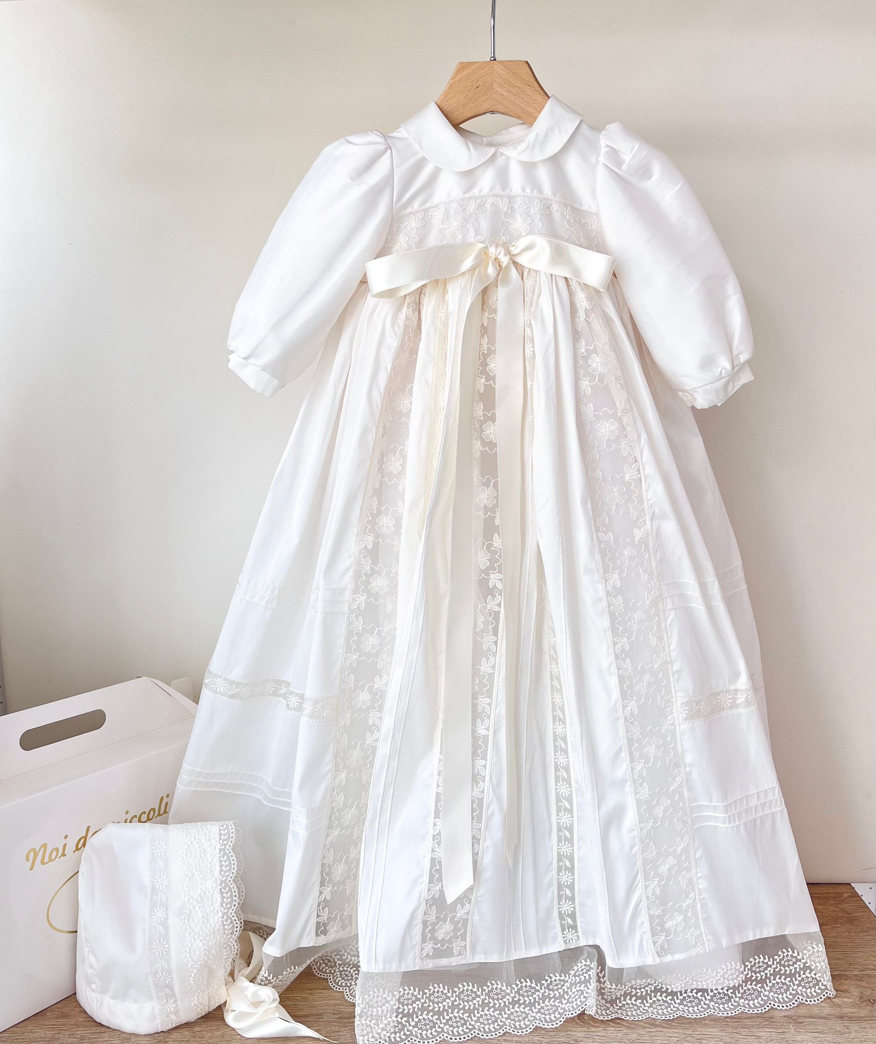 ABITINO CERIMONIALE LUNGO DIANA Avorio - Noi da piccoli