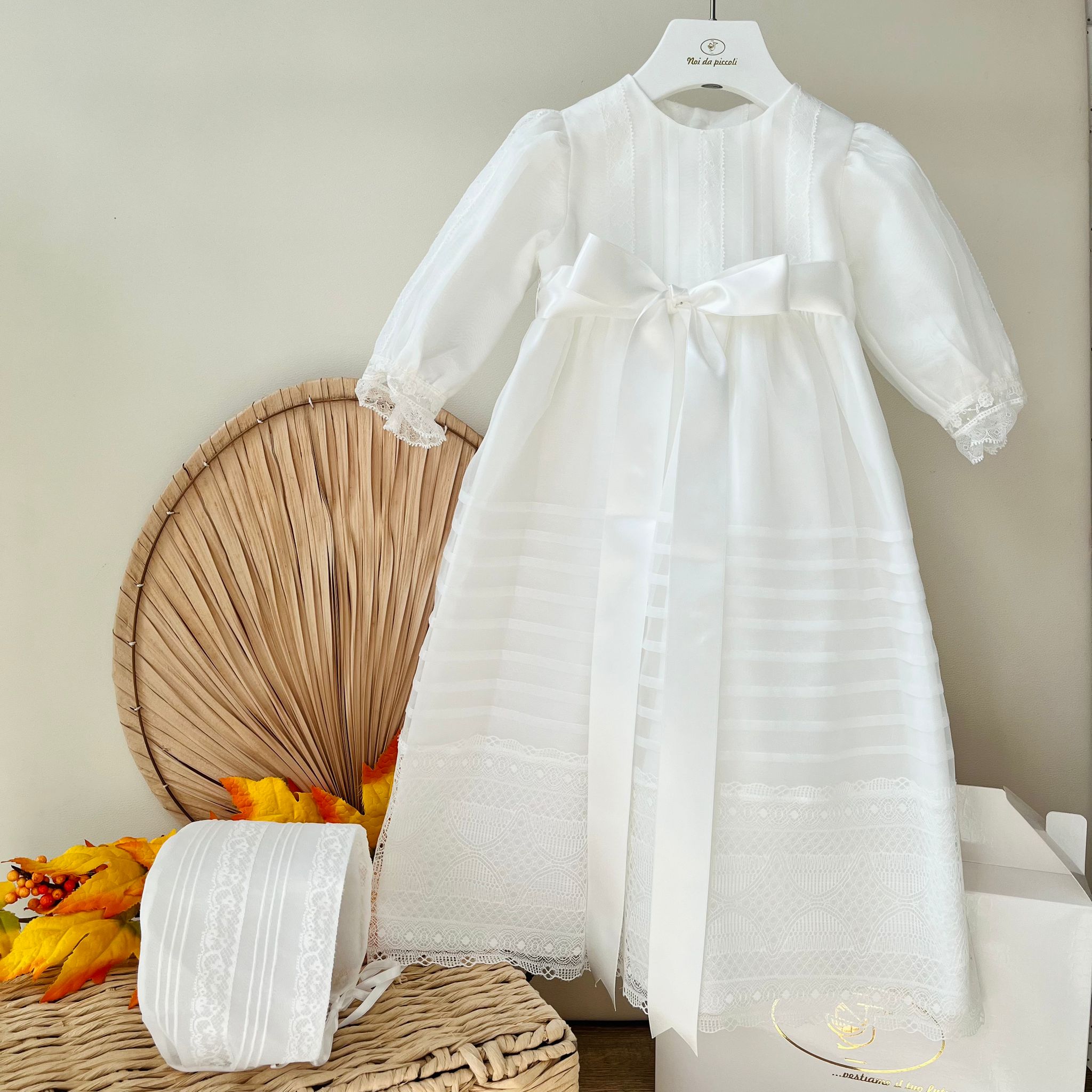 ABITINO CERIMONIALE LUNGO EGLE BIANCO - Noi da piccoli