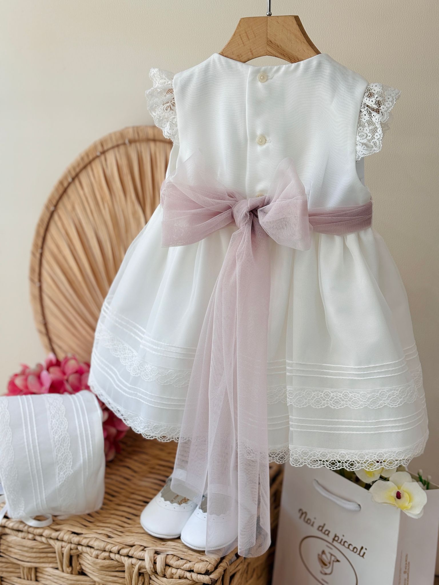 ABITINO CERIMONIALE NESSY Bianco - Noi da piccoli