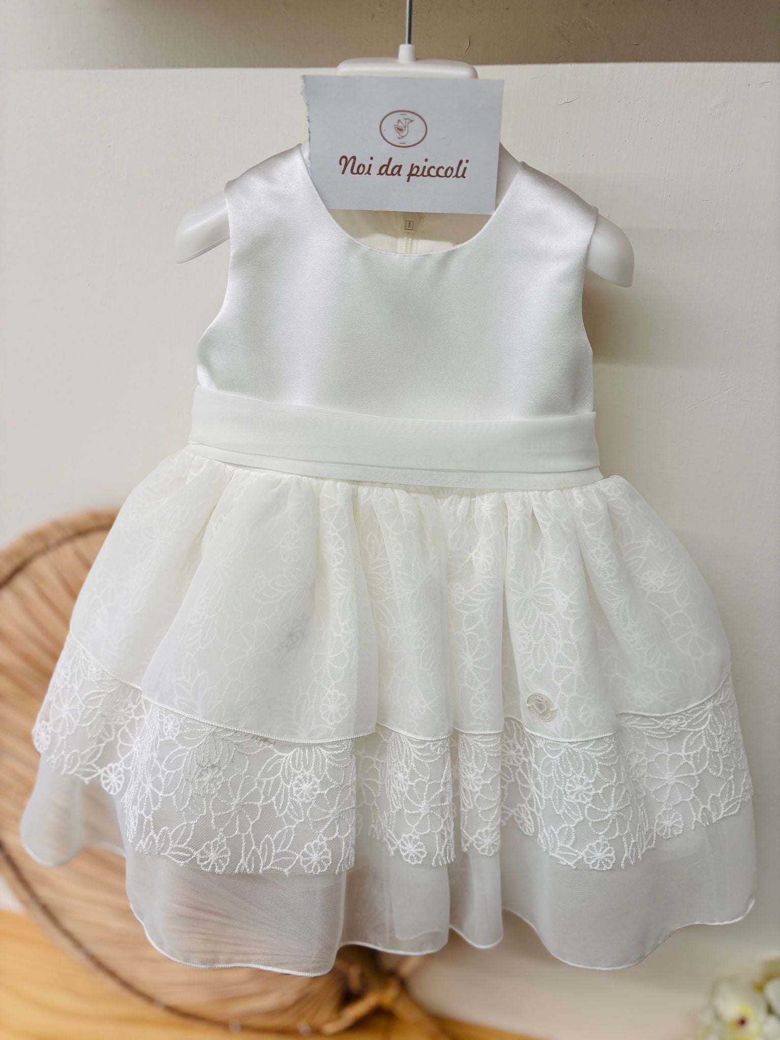 ABITINO CERIMONIALE PUREZZA CON BOLERINO BIANCO - Noi da piccoli