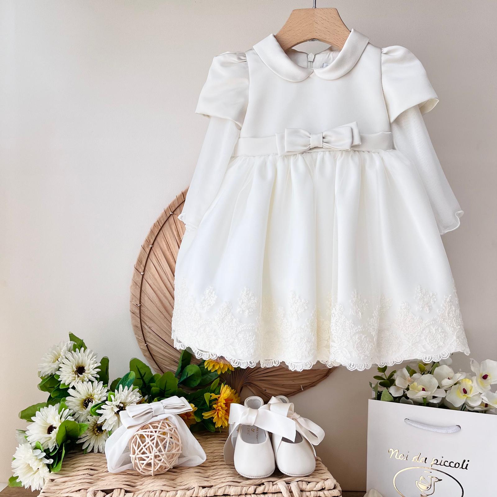 ABITINO CERIMONIALE RAYA avorio - Noi da piccoli