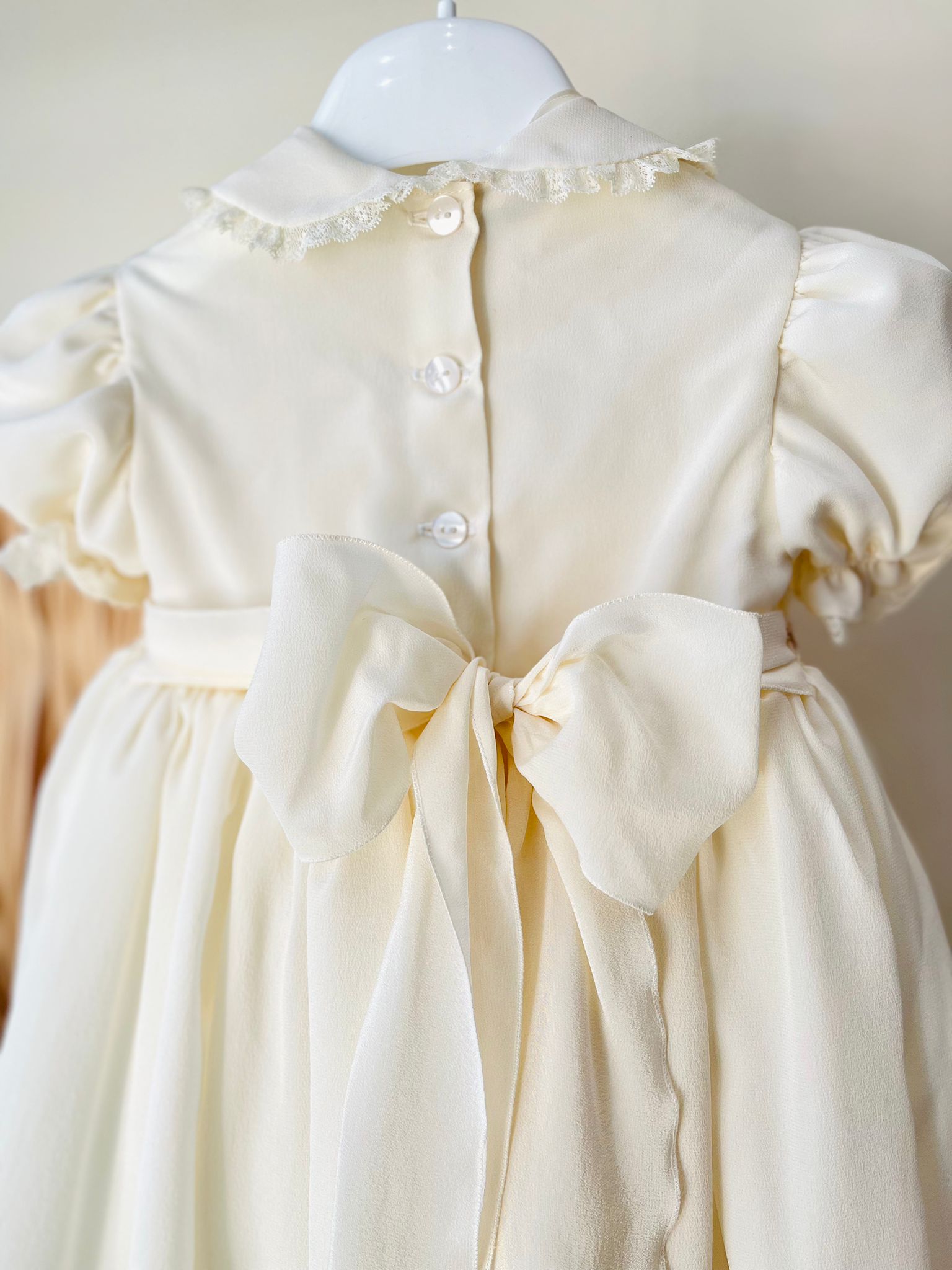 ABITINO CERIMONIALE VALENTINA PURA SETA Avorio - Noi da piccoli