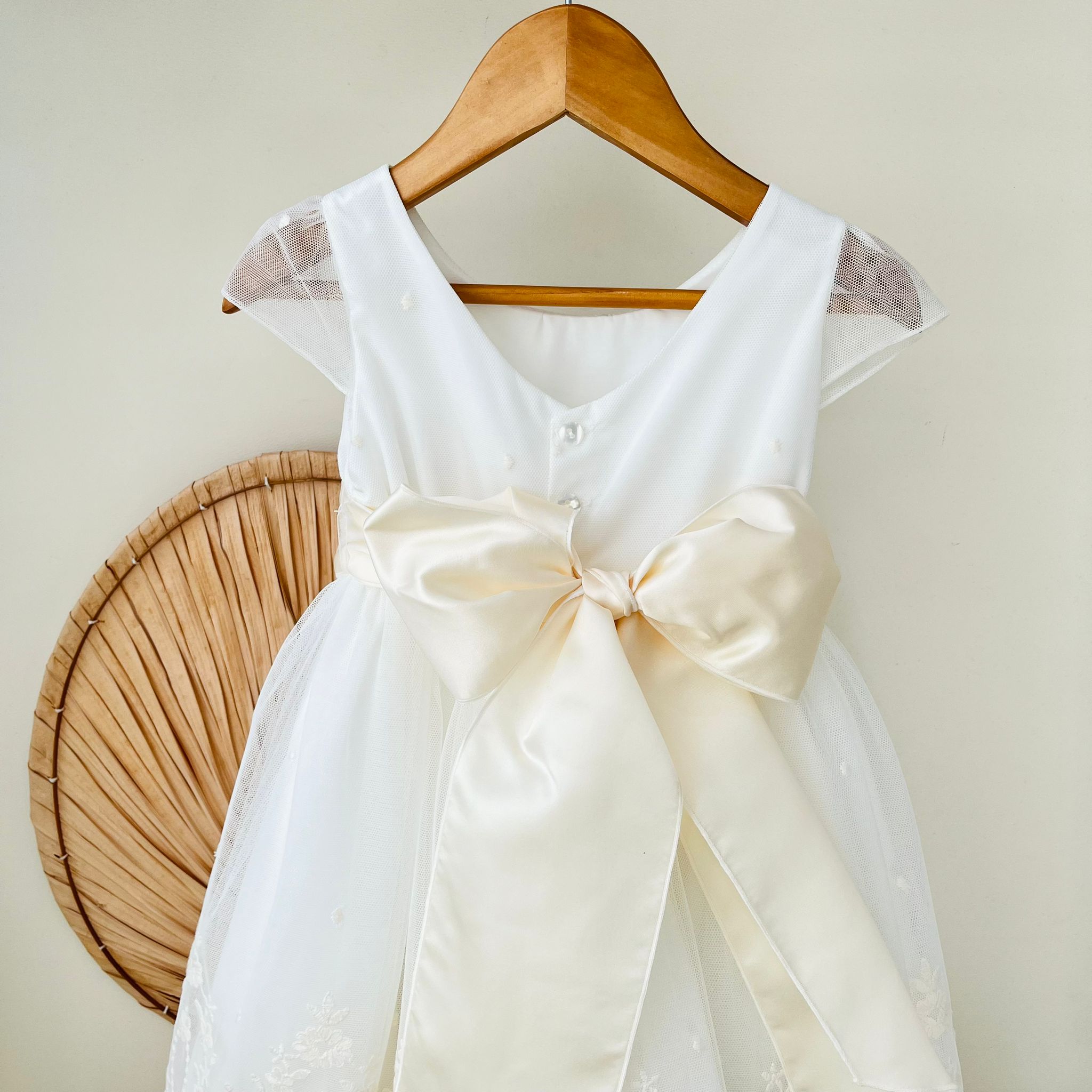 ABITINO CERIMONIALE YOUNG LADY BIANCO AVORIO - Noi da piccoli