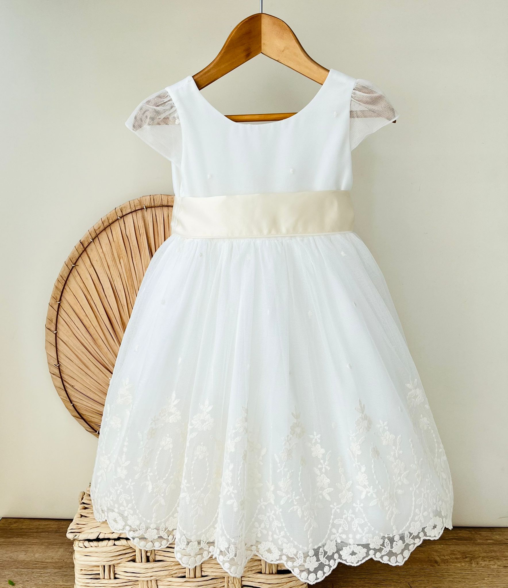 ABITINO CERIMONIALE YOUNG LADY BIANCO AVORIO - Noi da piccoli