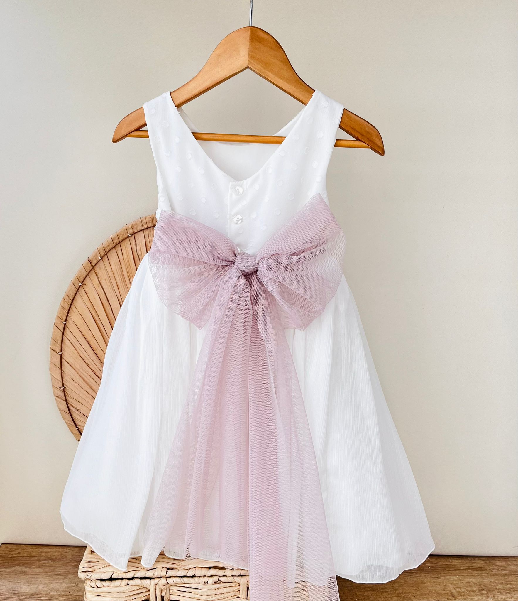 ABITINO CERIMONIALE YOUNG LADY FASCIA MALVA - Noi da piccoli