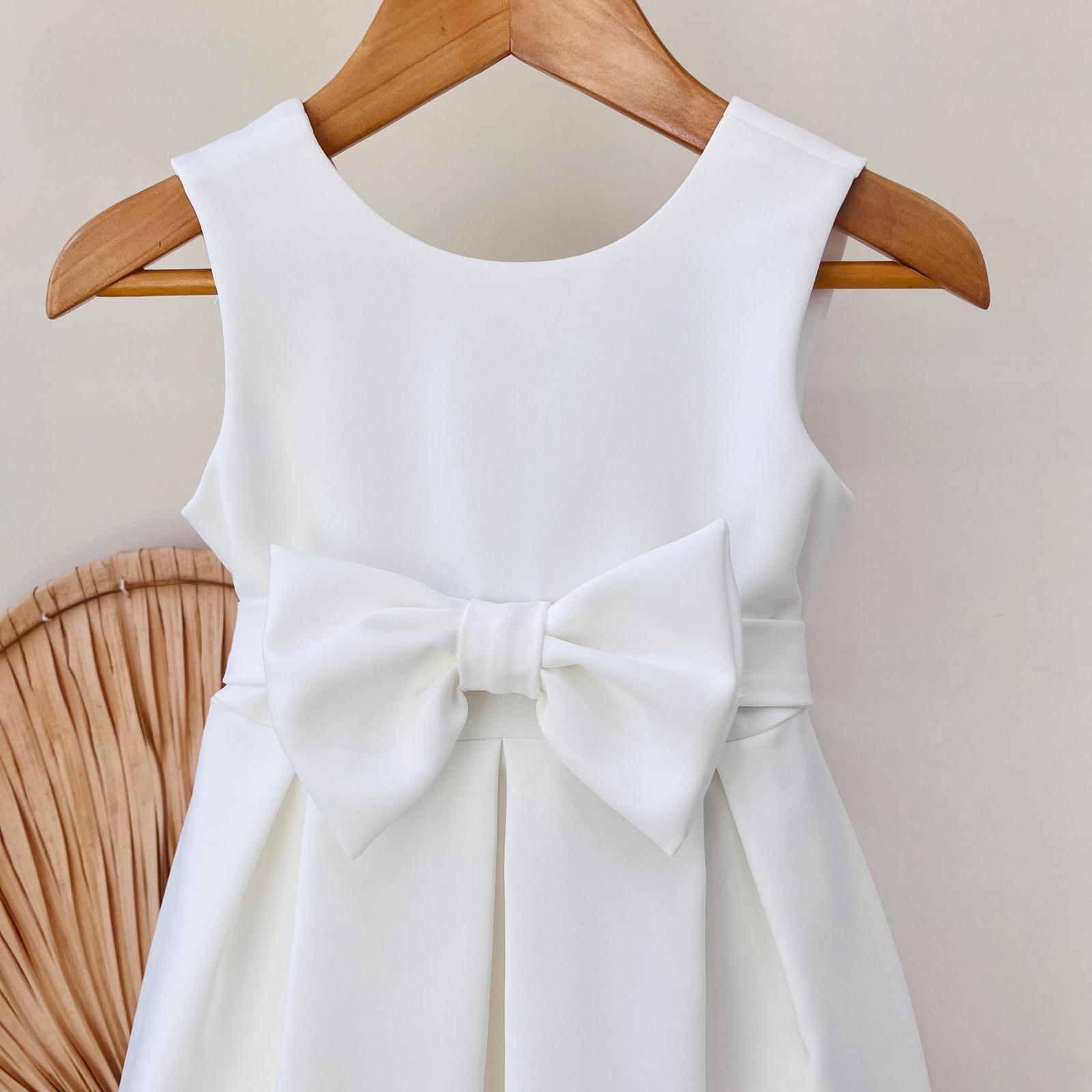 ABITINO CON FIOCCO BIANCO IDA - Noi da piccoli