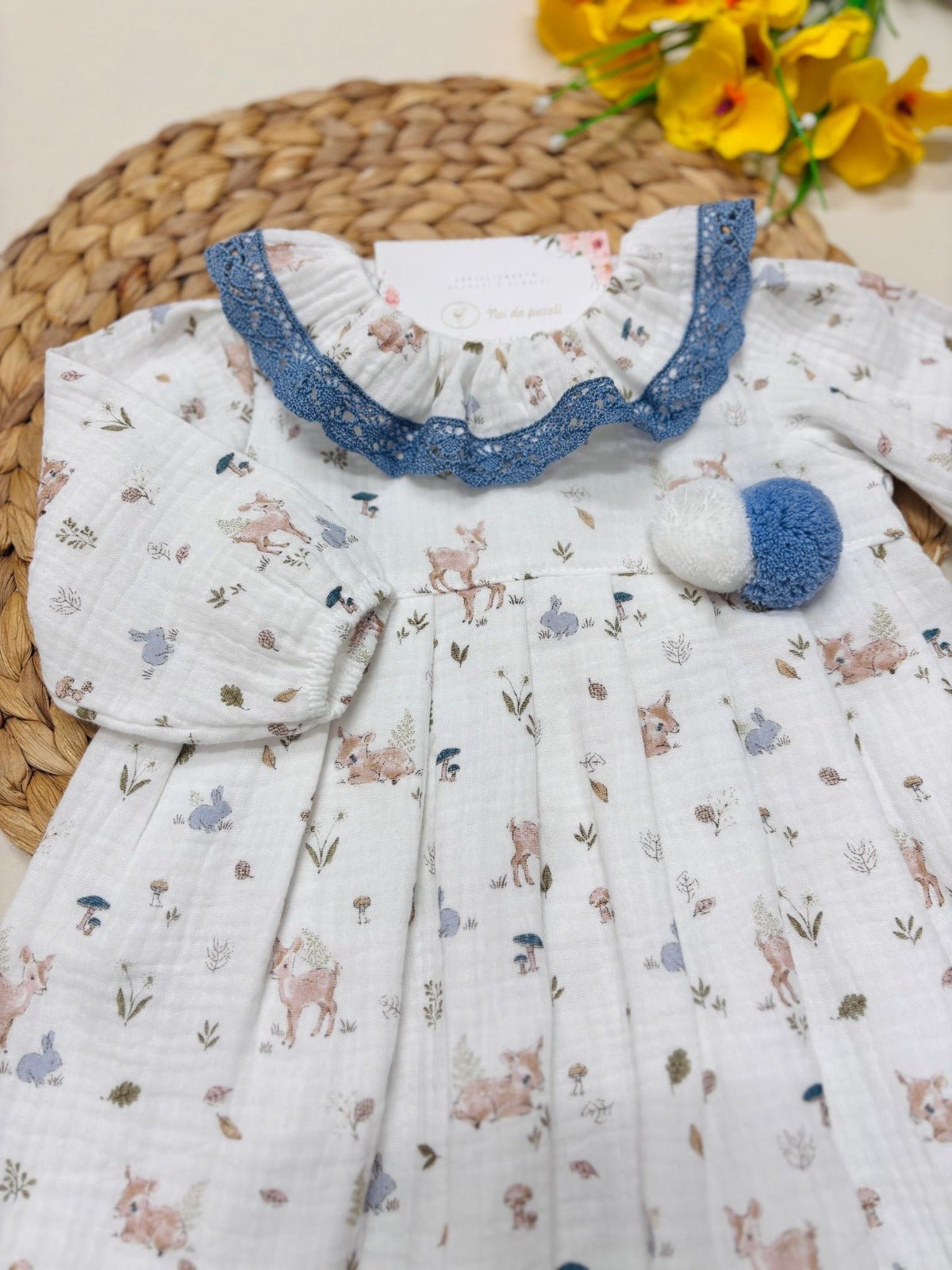 ABITINO COTONE CALDO BIANCO - Noi da piccoli