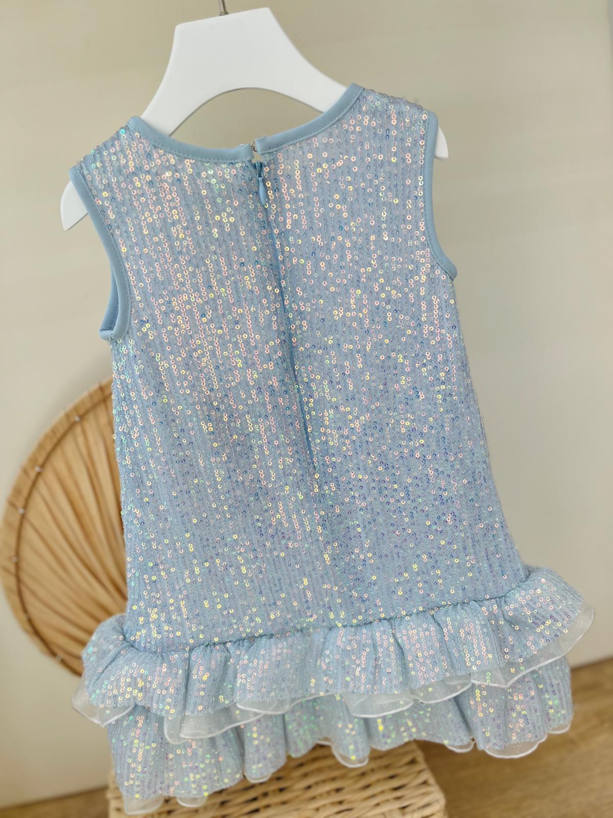 ABITINO PAILLETTES CIELO - Noi da piccoli