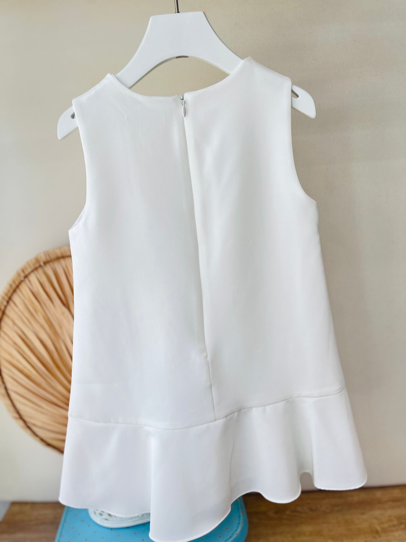 ABITINO PANNA CON FIORE LATERALE - Noi da piccoli