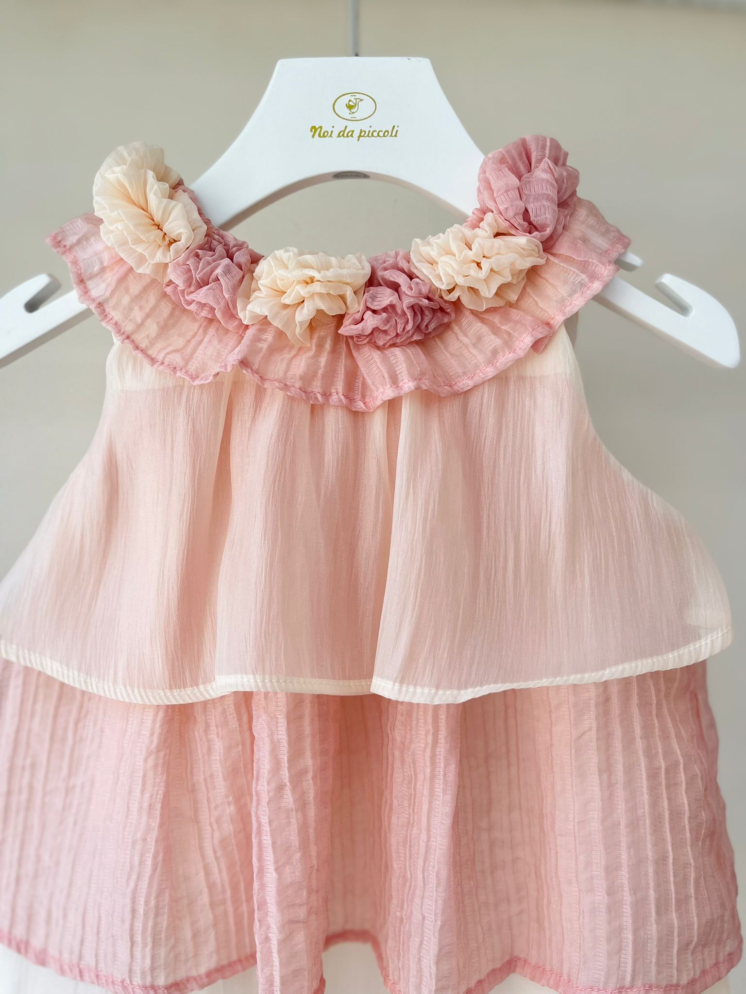 ABITINO ROSA E PANNA CREPONNE - Noi da piccoli
