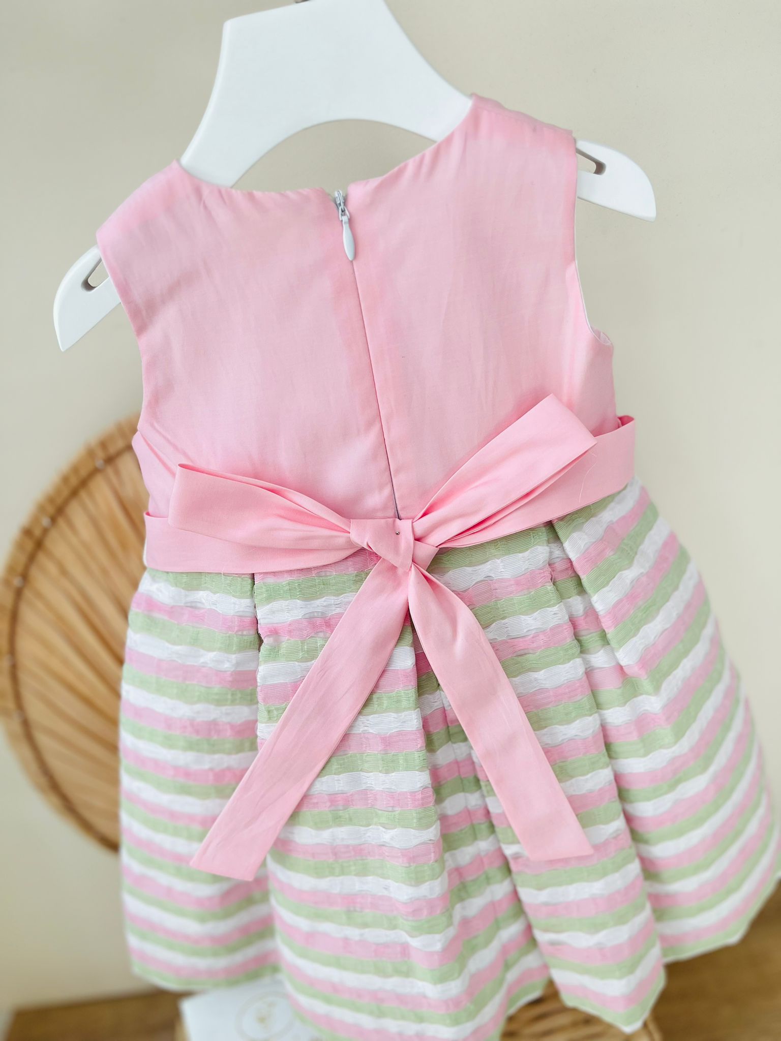 ABITINO ROSA E RIGHE VERDI - Noi da piccoli