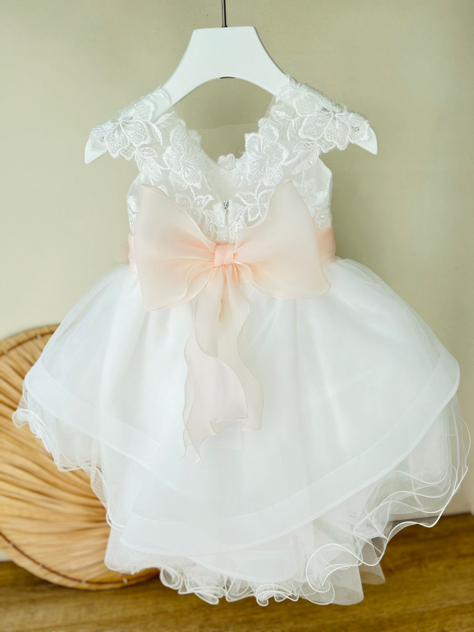 ABITO CERIMONIALE IN TULLE BIANCO BEATRICE - Noi da piccoli