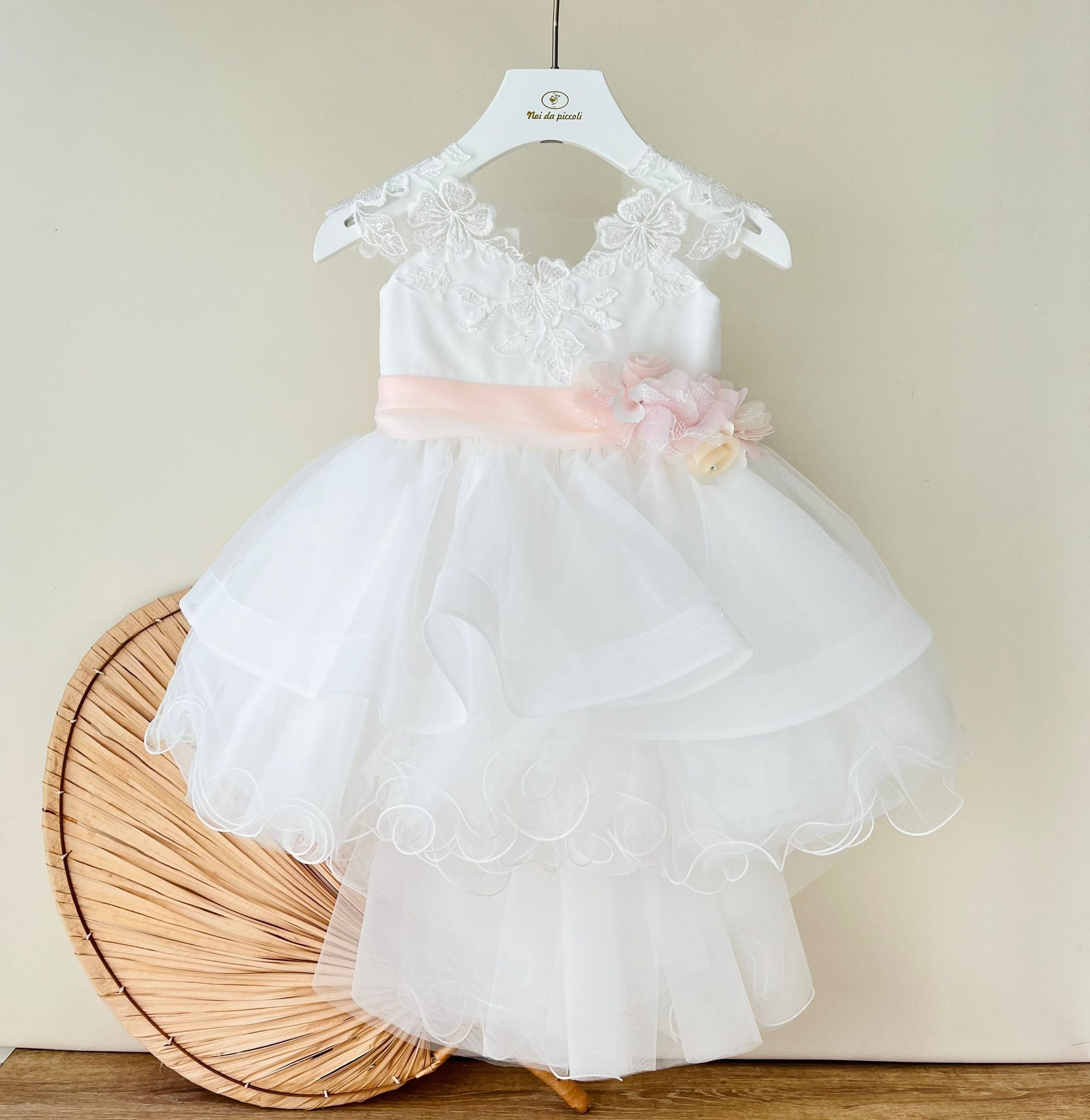 ABITO CERIMONIALE IN TULLE BIANCO BEATRICE - Noi da piccoli