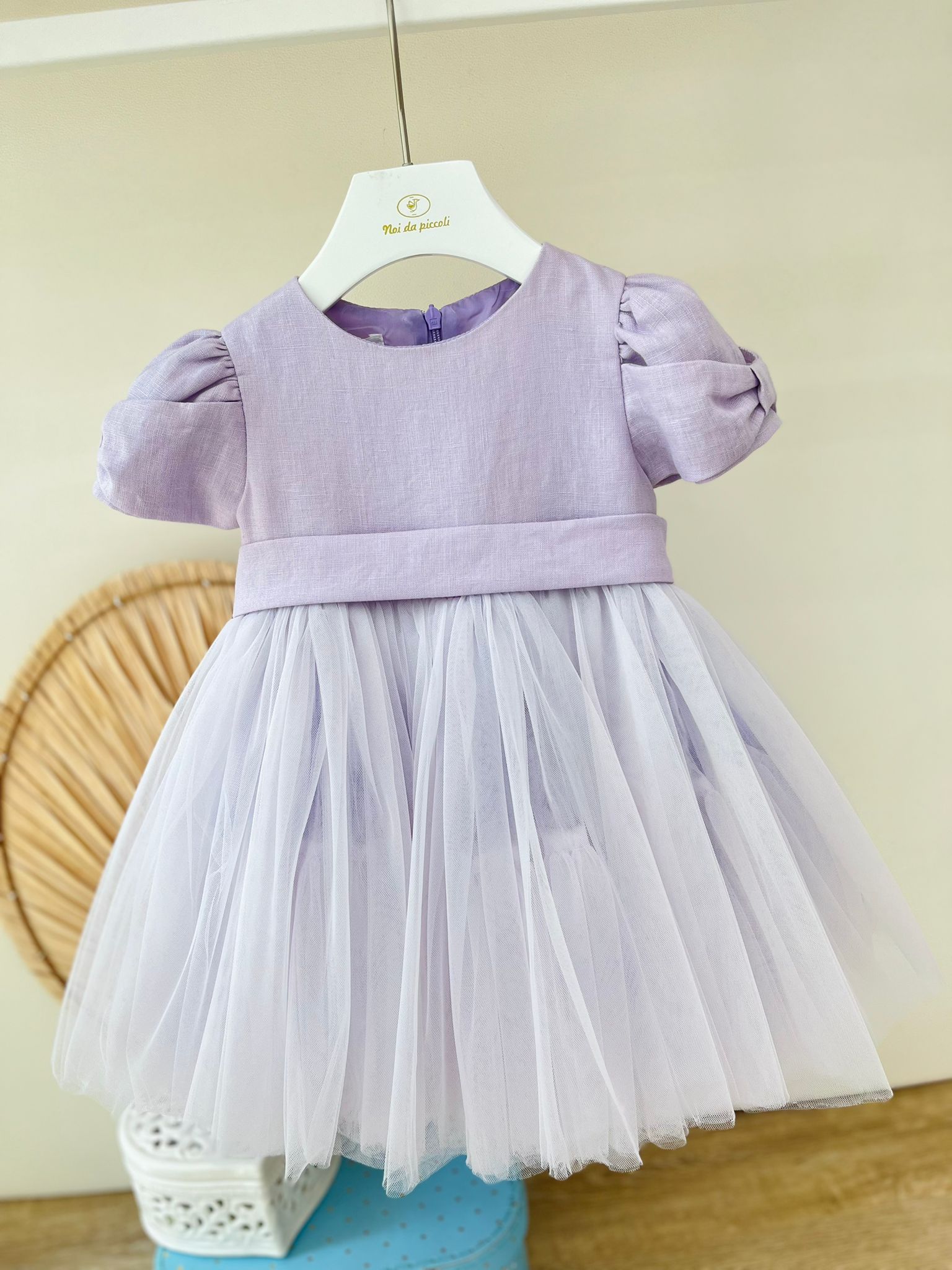 ABITO CERIMONIALE SATIN LILLA - Noi da piccoli