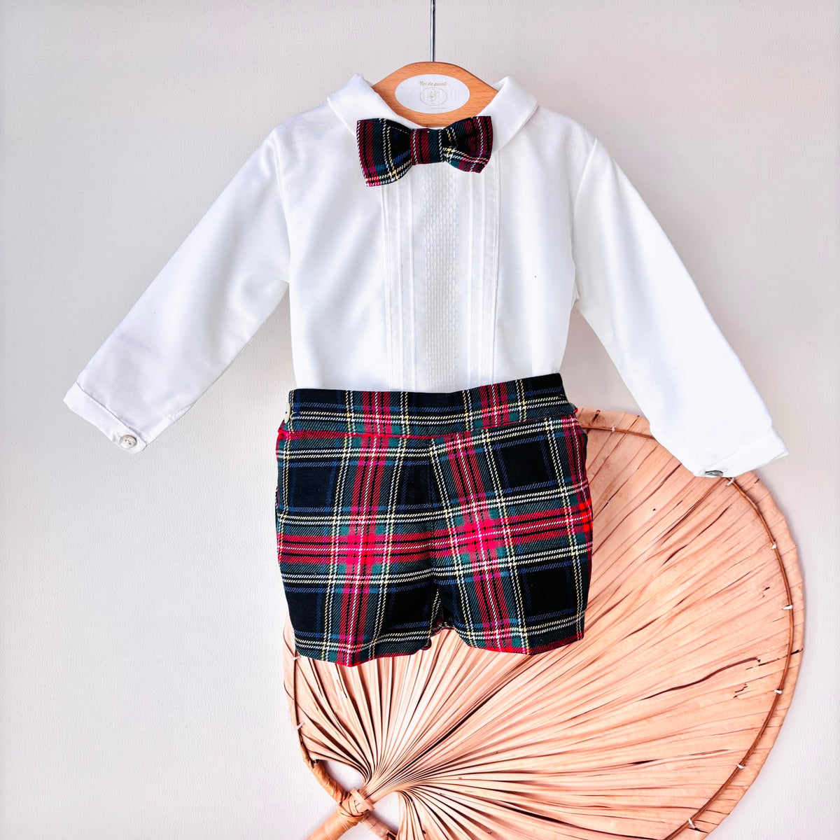 COMPLETO TARTAN Rosso