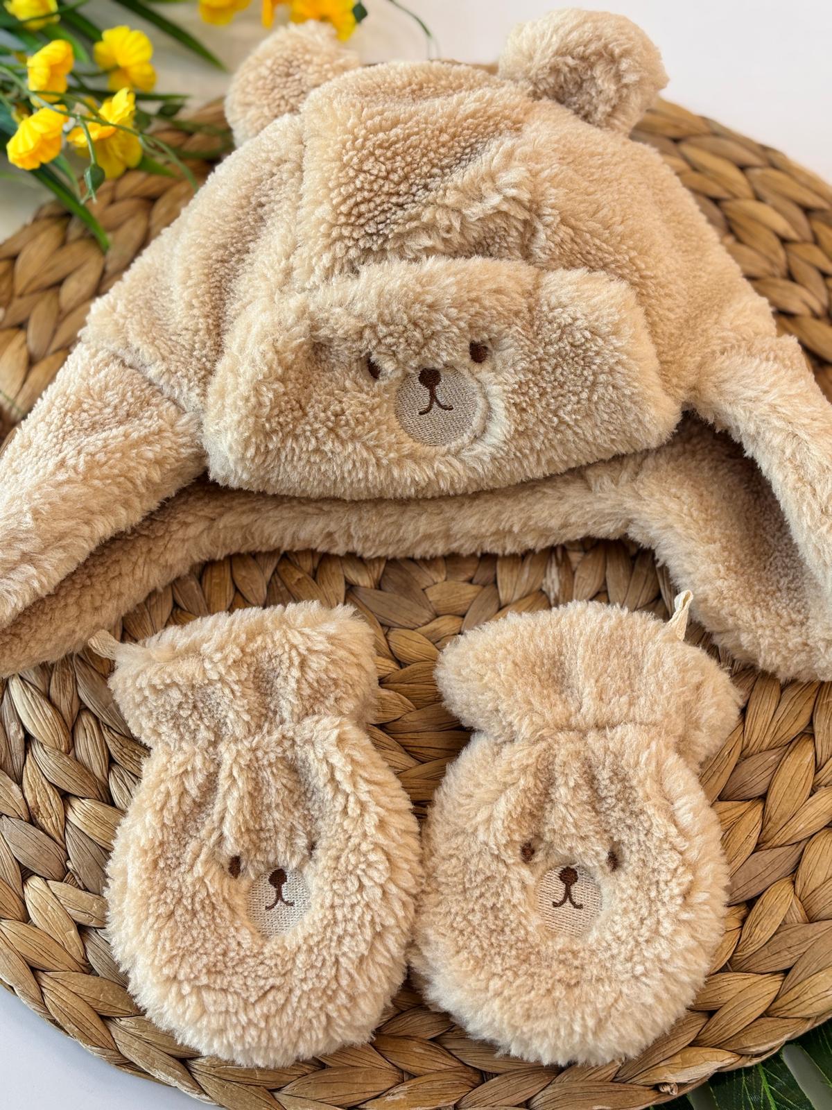 CAPPELLO BEIGE  EFFETTO TEDDY