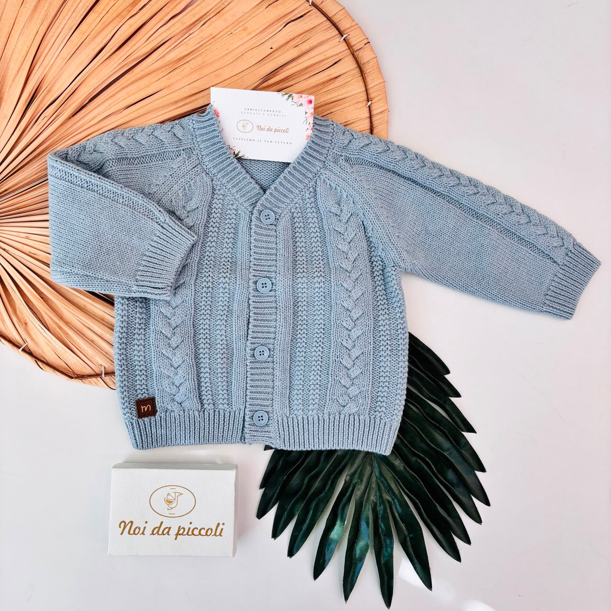 Cardigan IN FILATO CALDO CIELO