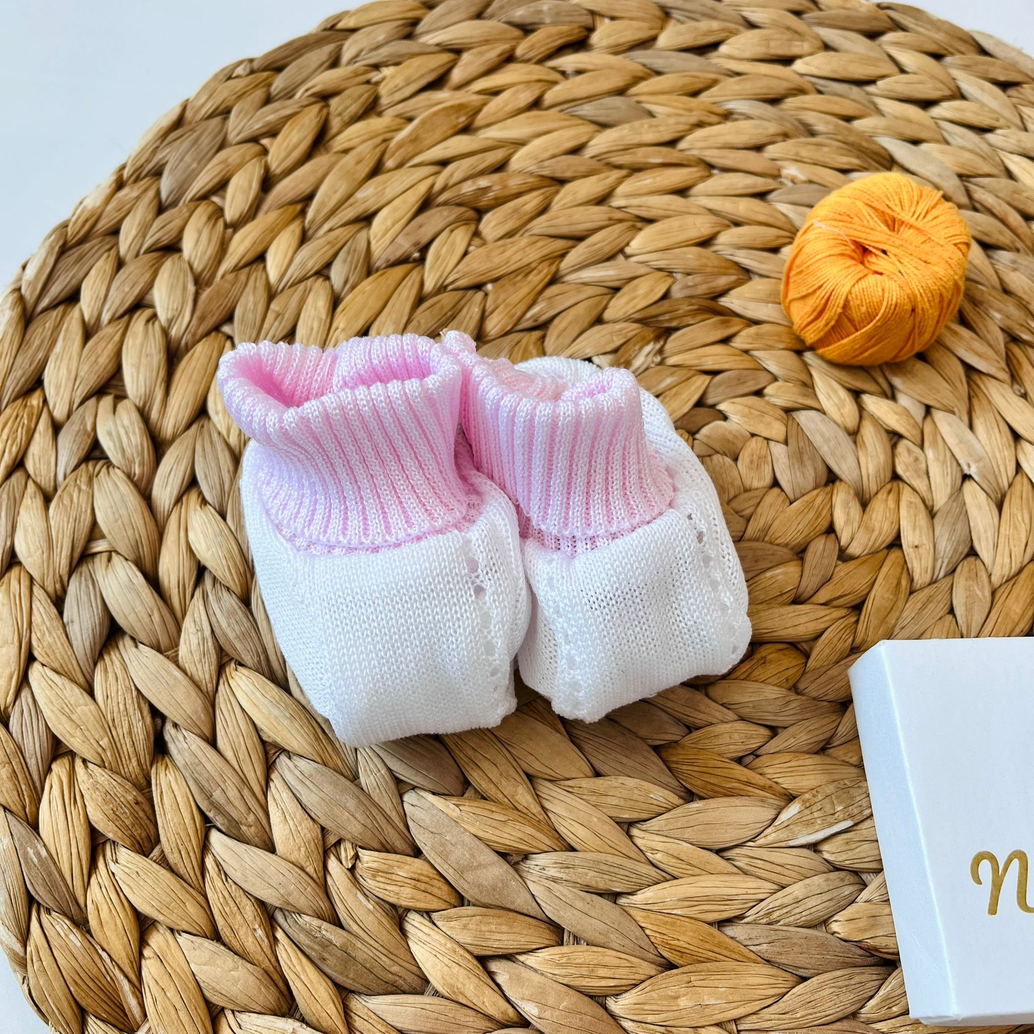 BABBUCCE 100 % COTONE BIANCO - Noi da piccoli