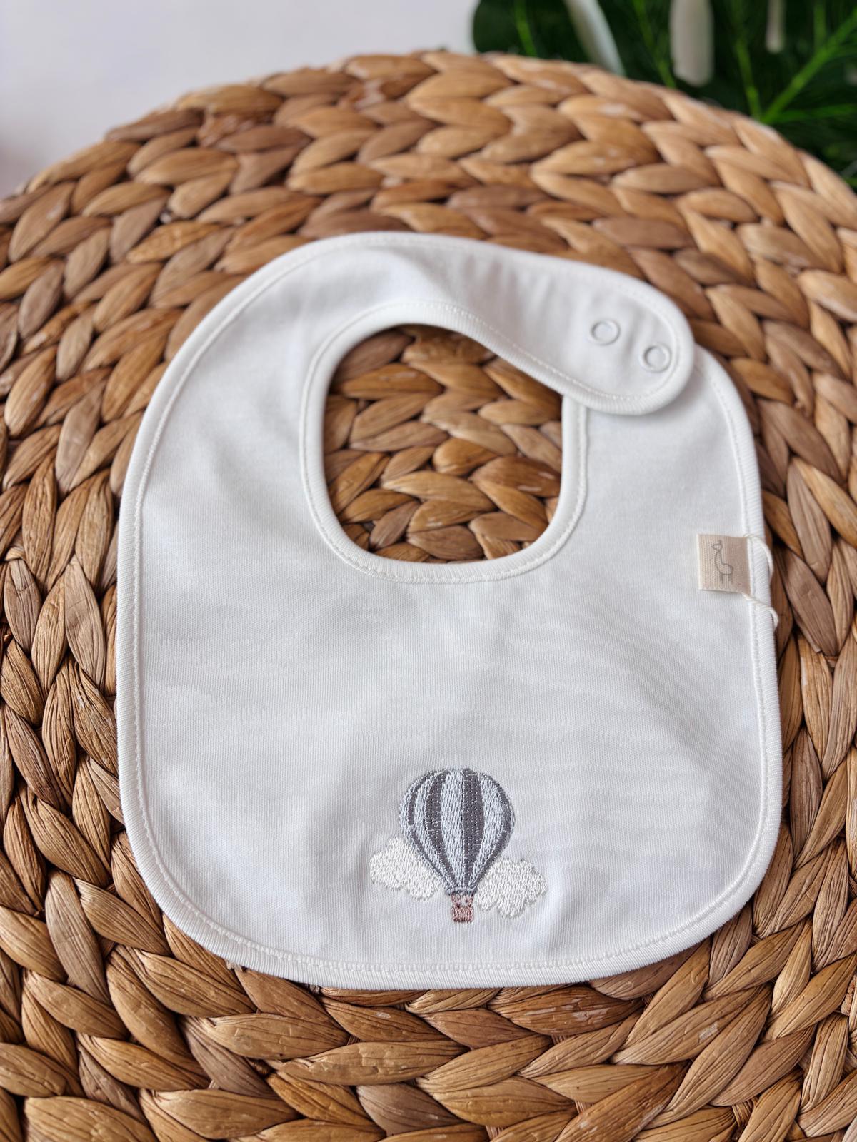 BAVETTA 100 % COTONE BIANCO - Noi da piccoli