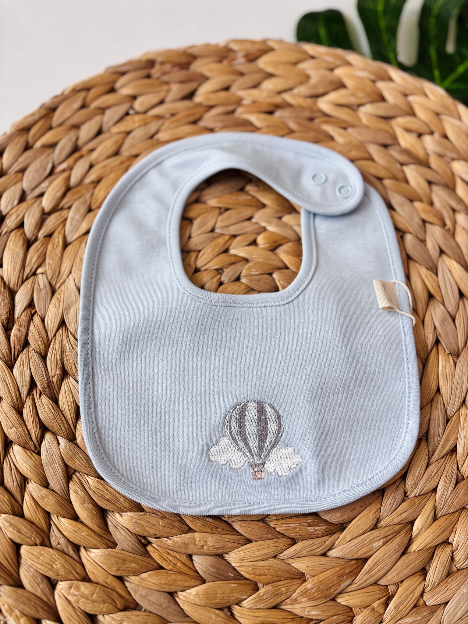 BAVETTA 100 % COTONE CIELO - Noi da piccoli