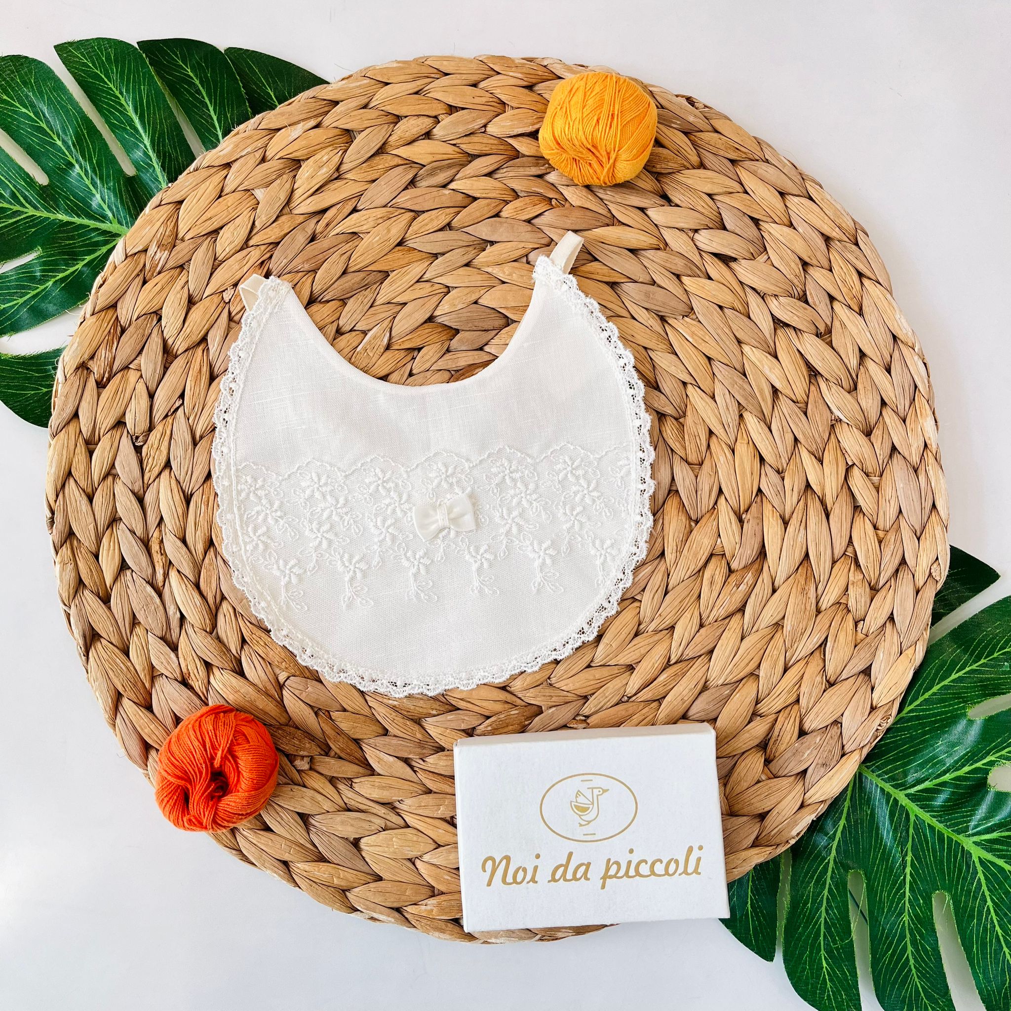 BAVETTA BIANCO ELEGANTE - Noi da piccoli